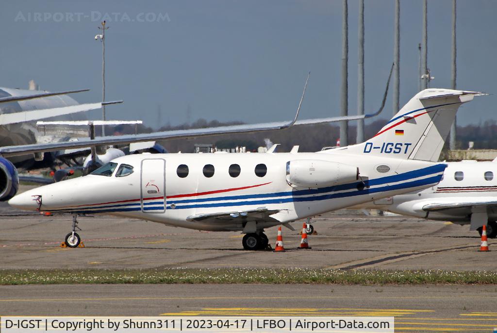 D-IGST, 2006 Raytheon 390 Premier IA C/N RB-152, Parked at the General Aviation area...