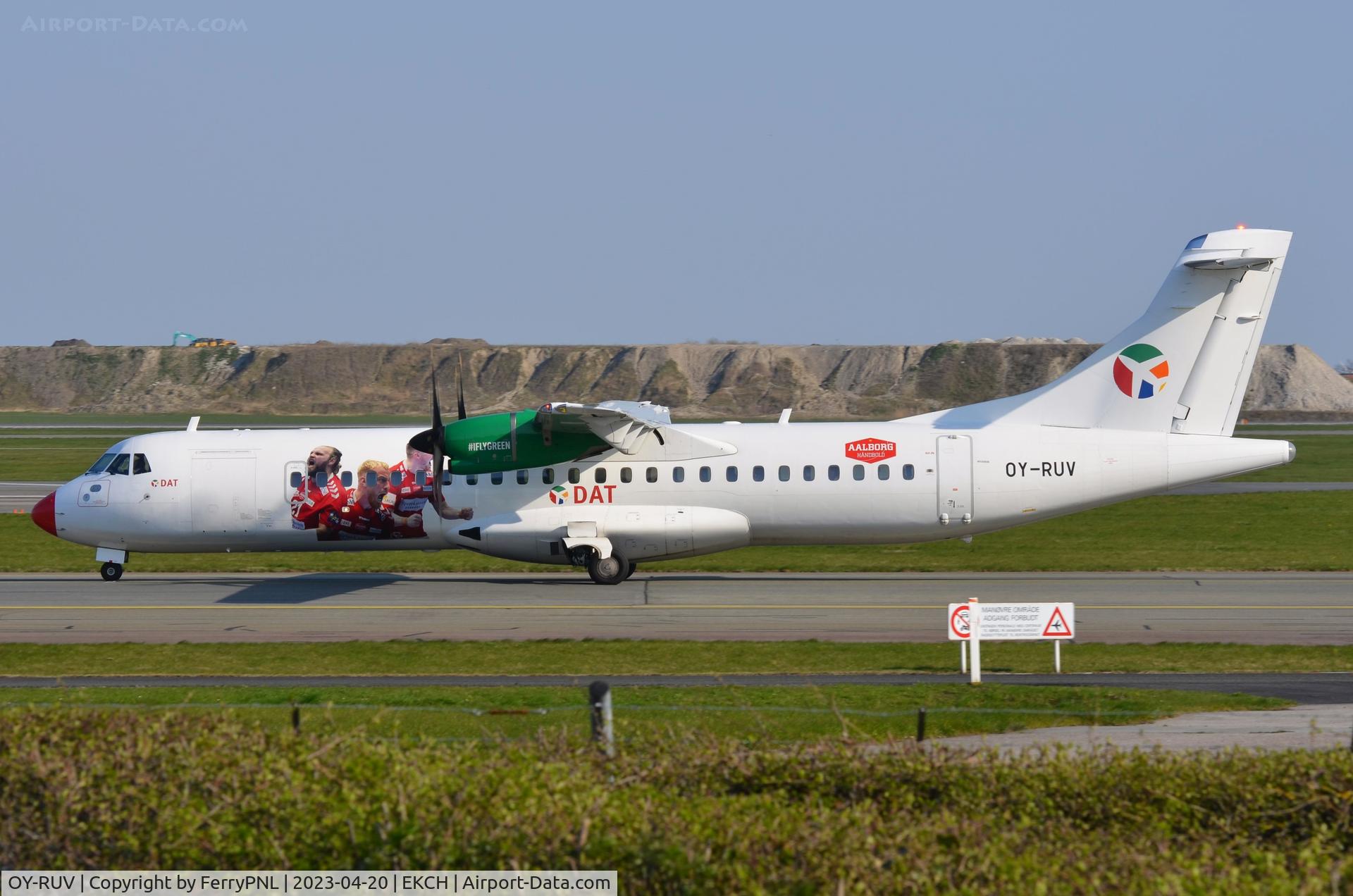 OY-RUV, 2018 ATR 72-600 C/N 1527, Arrival of DAT ATR72