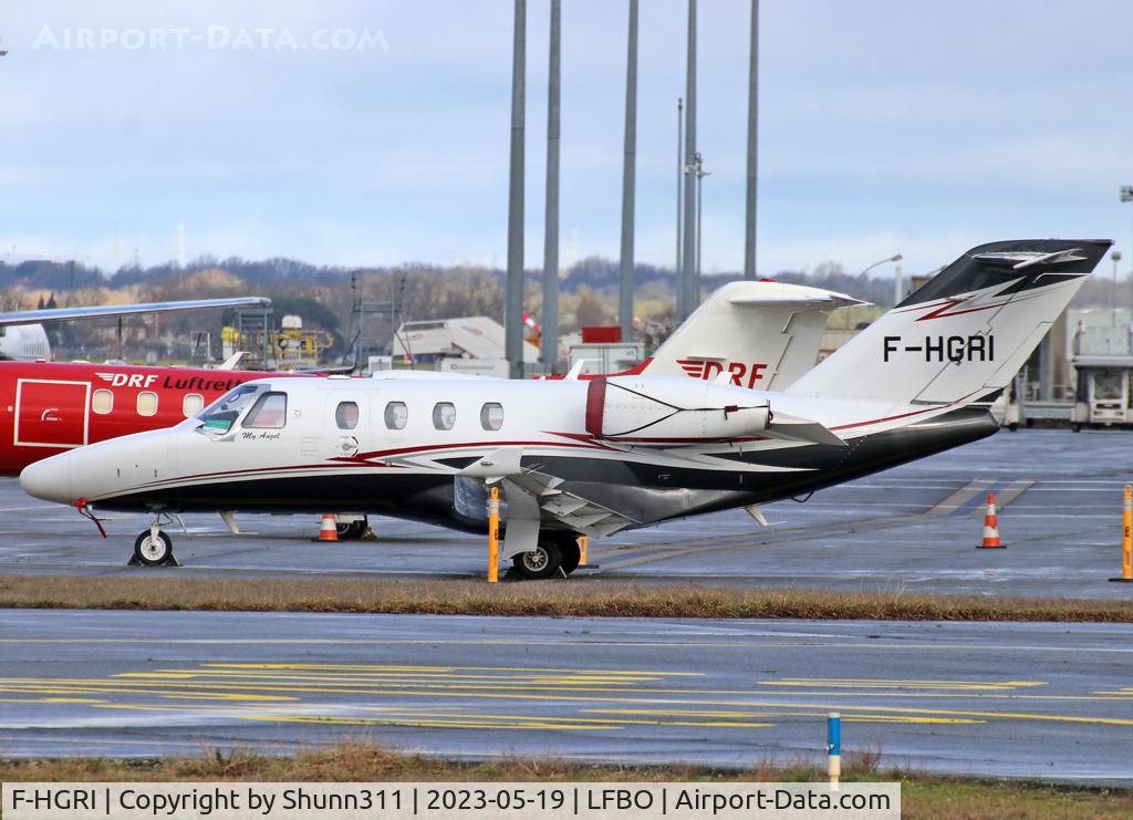 F-HGRI, 2014 Cessna 525 Citation M2 C/N 525-0851, Parked at the General Aviation area...