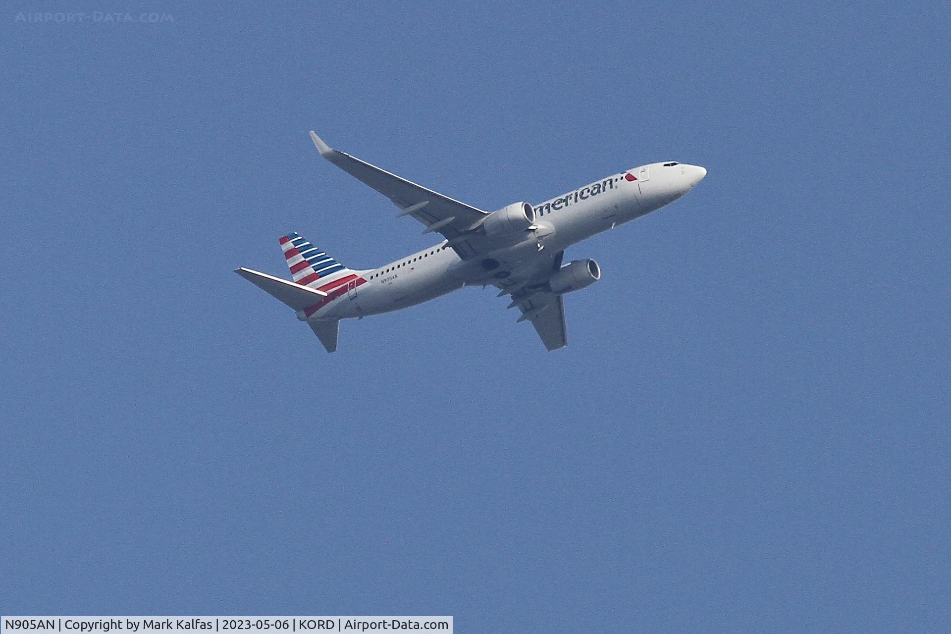 N905AN, 1999 Boeing 737-823 C/N 29507, American Boeing 737-823, N905AN, AA1424 arriving at ORD from FLL