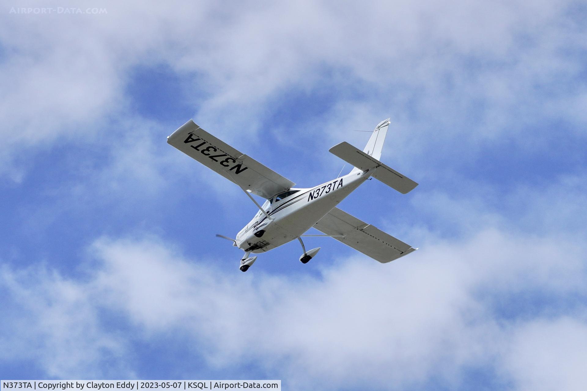 N373TA, Tecnam P-92 Eaglet C/N 1317, San Carlos Airport in California 2023.