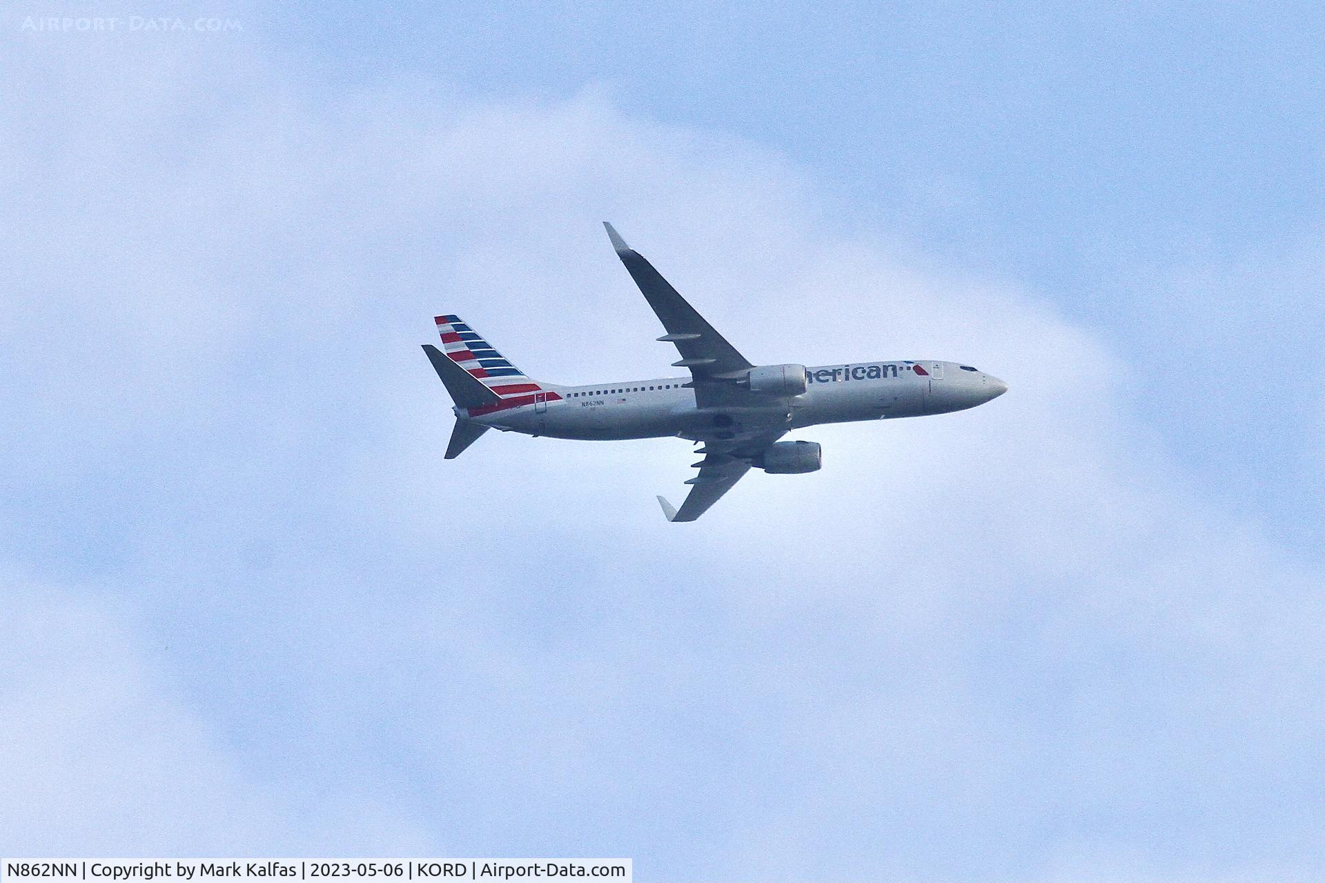 N862NN, 2010 Boeing 737-823 C/N 30905, American Boeing 737-823, N862NN, operating as AA317 from PUJ to ORD, on approach to ORD
