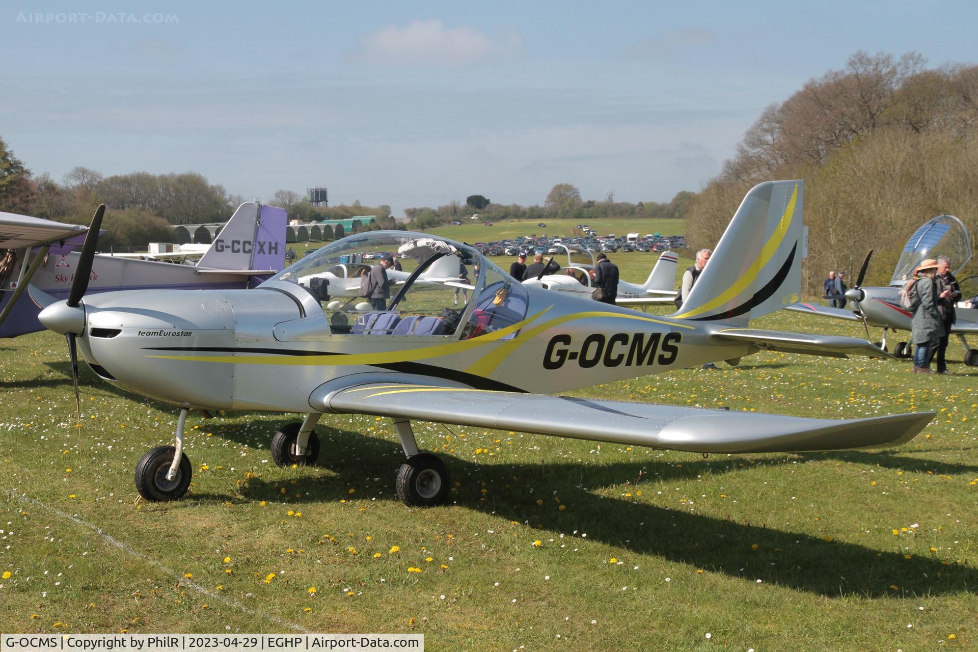 G-OCMS, 2010 Cosmik EV-97 TeamEurostar UK C/N 3718, G-OCMS 2010 Cosmik Aviation Ltd EV-97 Teameurostar UK Popham