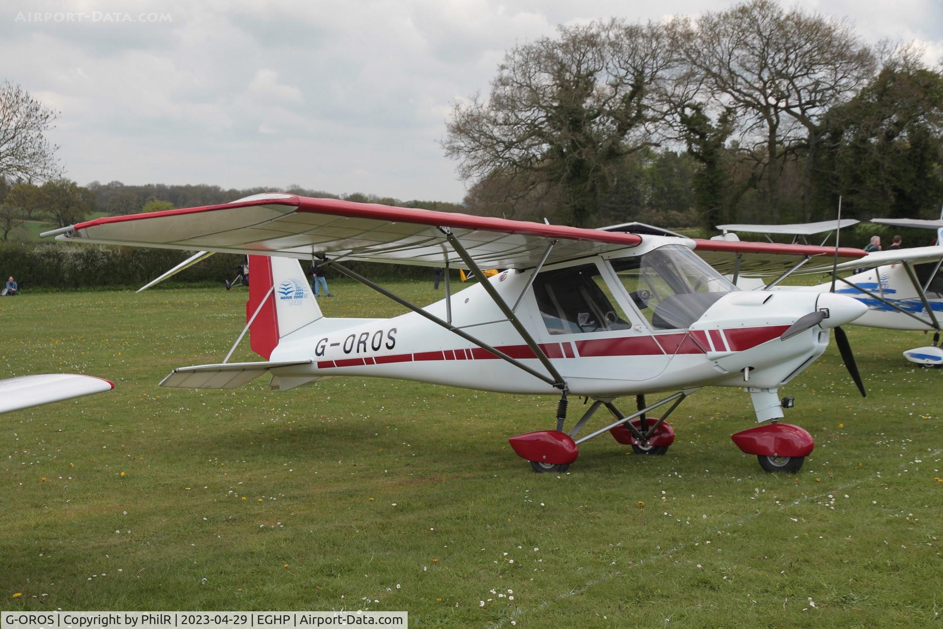 G-OROS, 2005 Comco Ikarus C42 FB80 C/N 0509-6759, G-OROS 2005 Aerosport Ltd Ikarus C42 FB80 Popham