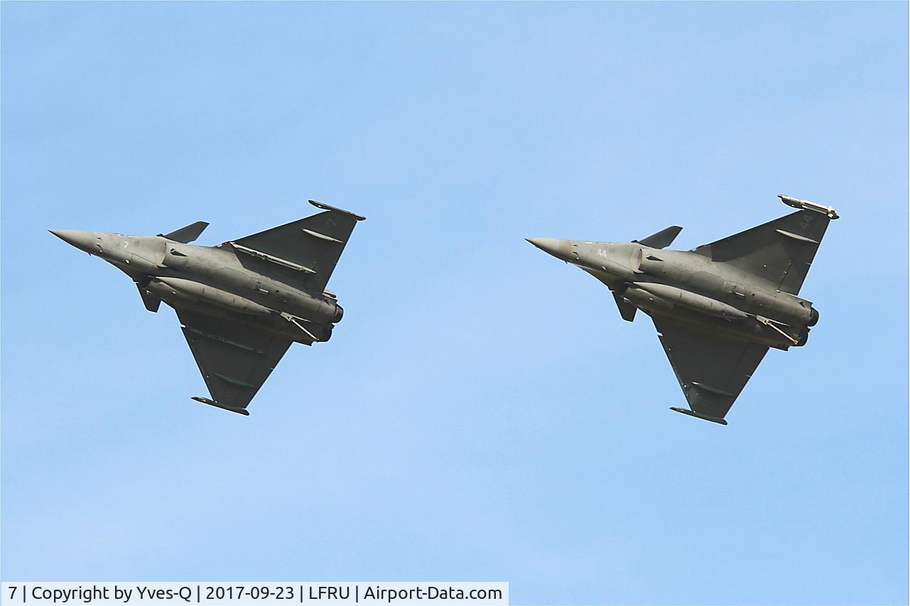 7, Dassault Rafale M C/N 7, Daussault Rafale M, On display, Morlaix-Ploujean airport (LFRU-MXN) Air show 2017