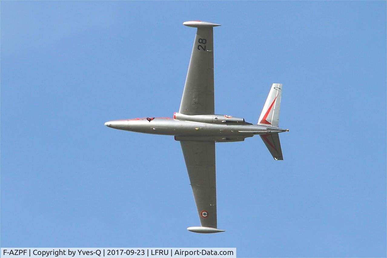 F-AZPF, Fouga CM-175 Zephyr C/N 28, Fouga CM-175 Zephyr, On display, Morlaix-Ploujean airport (LFRU-MXN) Air show 2017