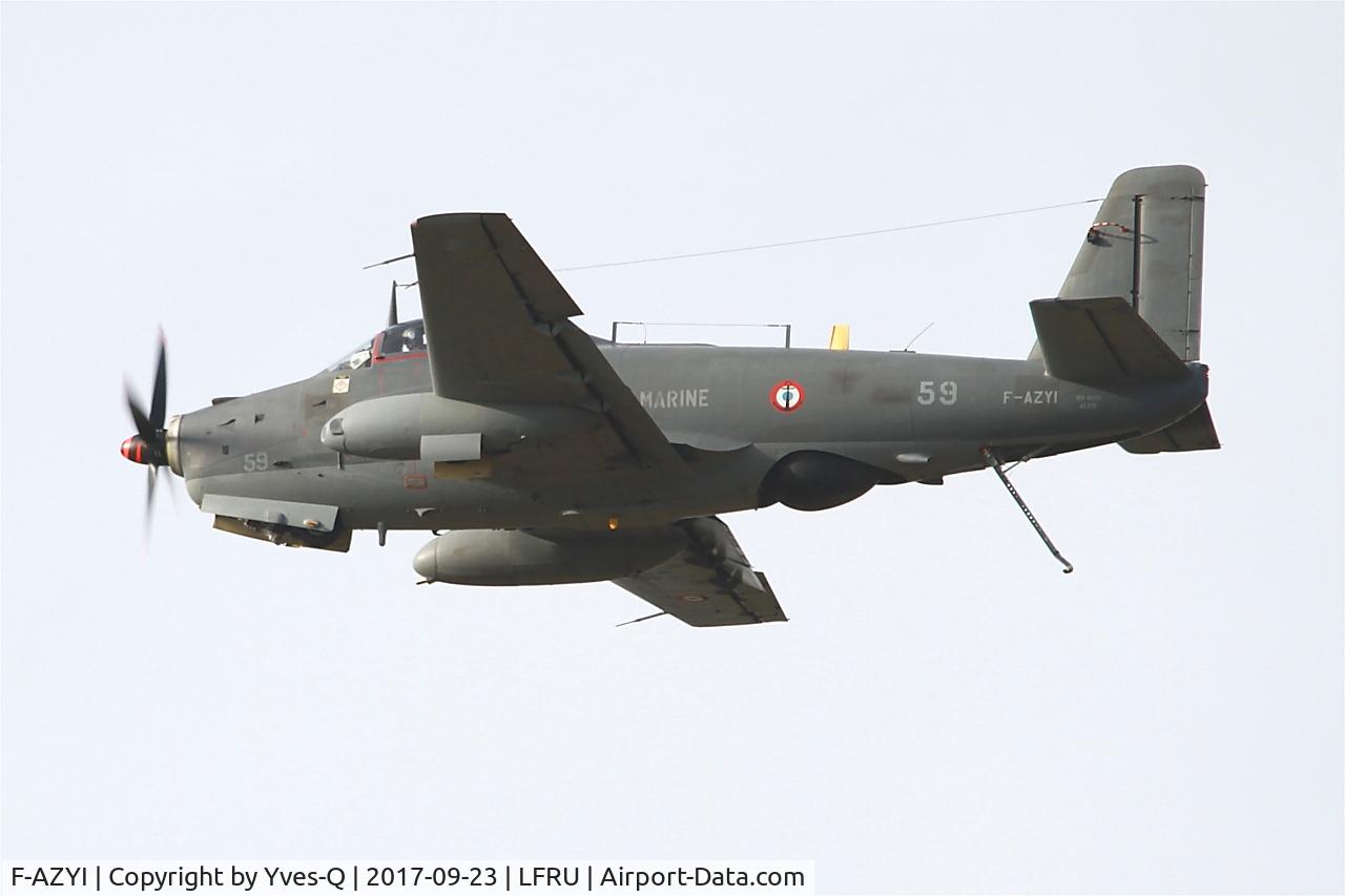 F-AZYI, 1959 Breguet Br.1050 Alize C/N 59, Breguet Br.1050 Alizé, On display, Morlaix-Ploujean airport (LFRU-MXN) Air show 2017
