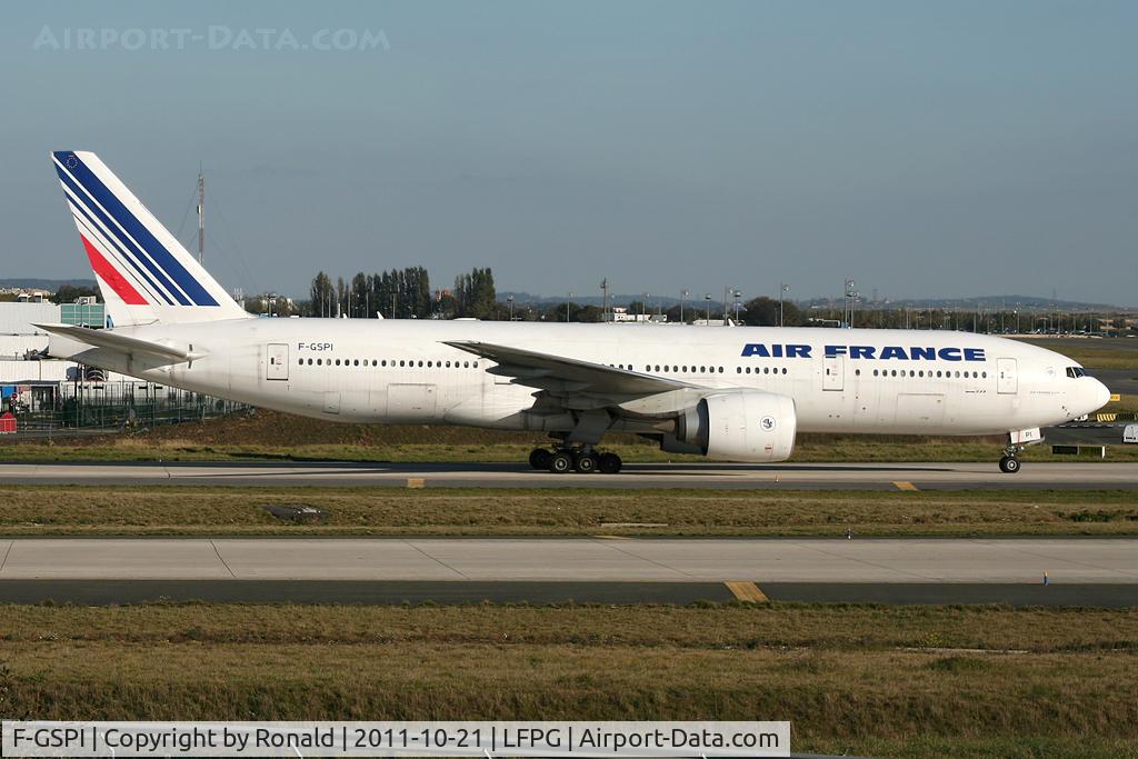 F-GSPI, 1999 Boeing 777-228/ER C/N 29008, at cdg