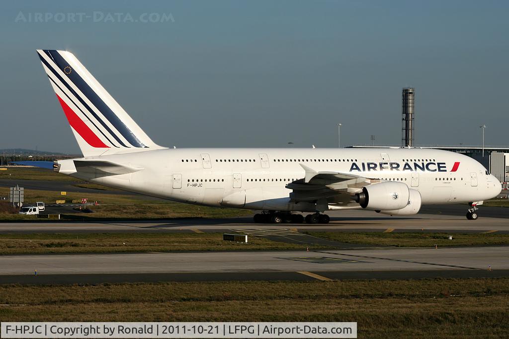F-HPJC, 2009 Airbus A380-861 C/N 043, at cdg