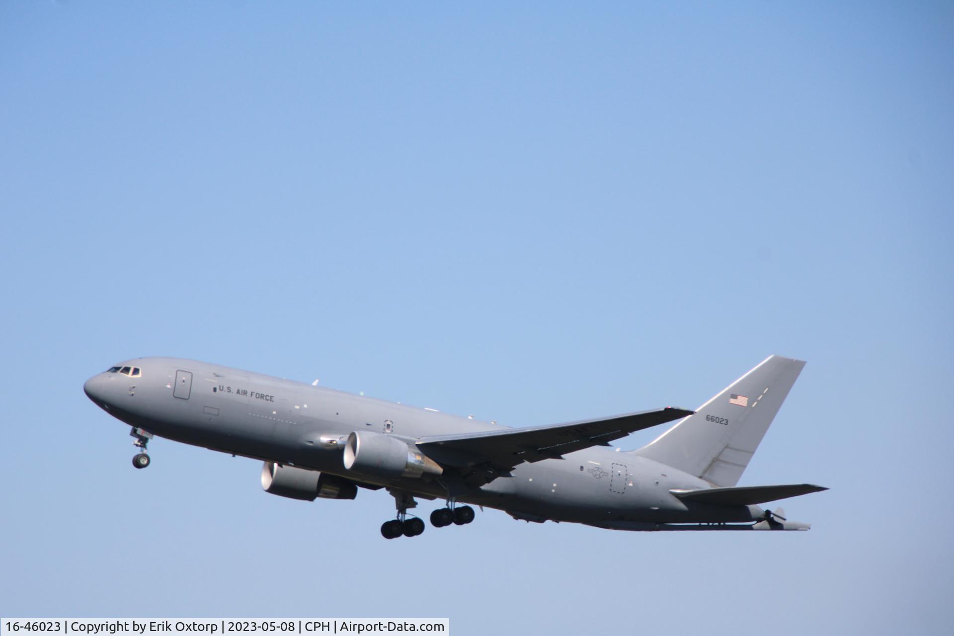 16-46023, 2018 Boeing KC-46A Pegasus (767-2LKC) C/N 41861, 16-46023 taking off rw 22L
