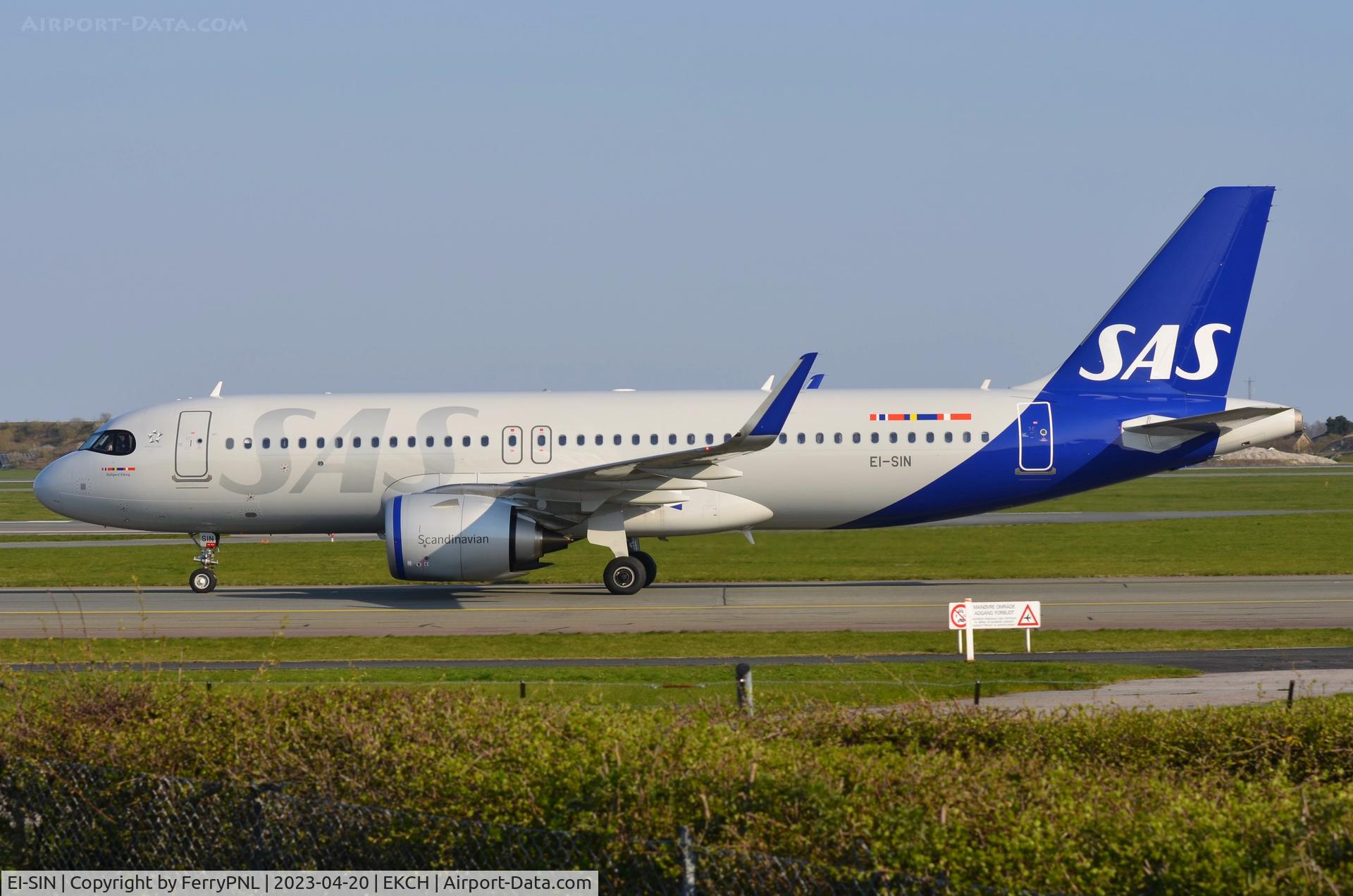 EI-SIN, 2022 Airbus A320-251N C/N 10629, SAS A320N