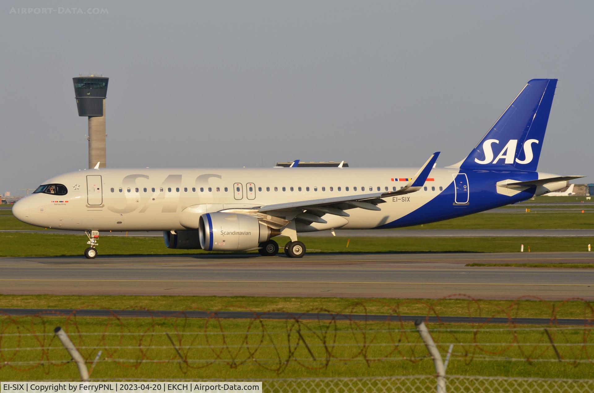 EI-SIX, 2023 Airbus A320-251N C/N 11168, SAS A320N rolling of the runway