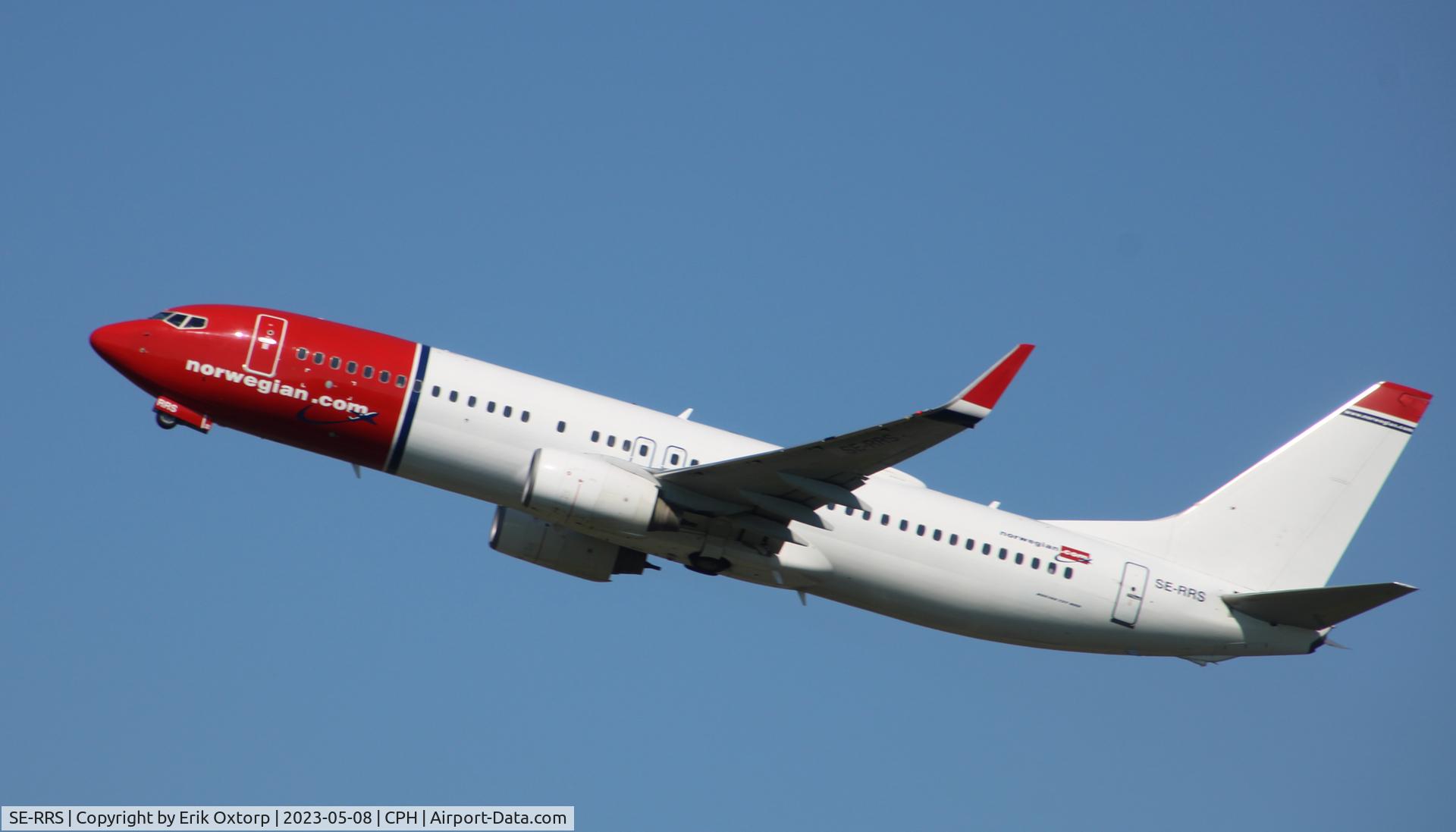 SE-RRS, 2011 Boeing 737-8JP C/N 40869, SE-RRS taking off rw 22R