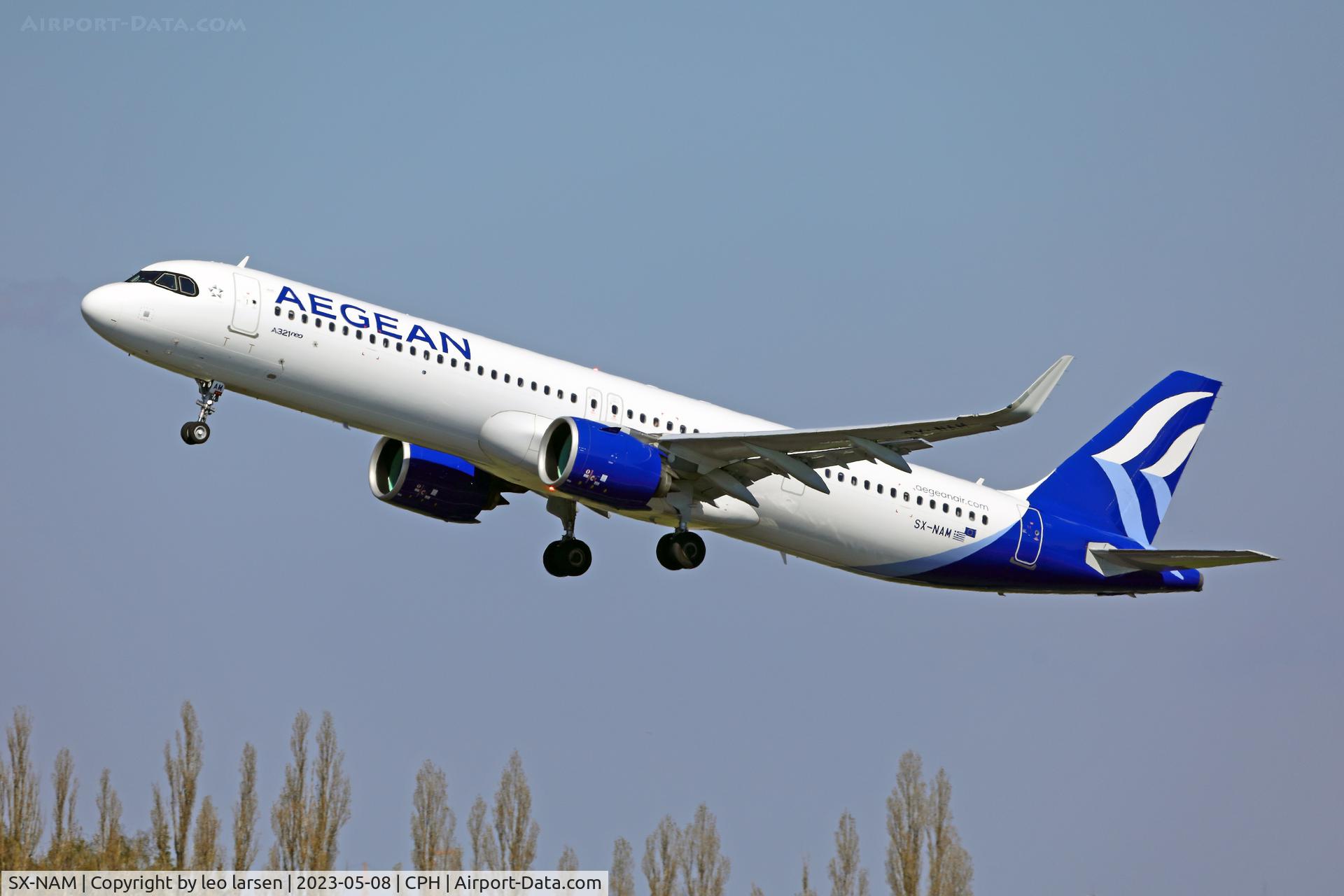 SX-NAM, 2022 Airbus A321-271NX C/N 11085, Copenhagen 8.5.2023