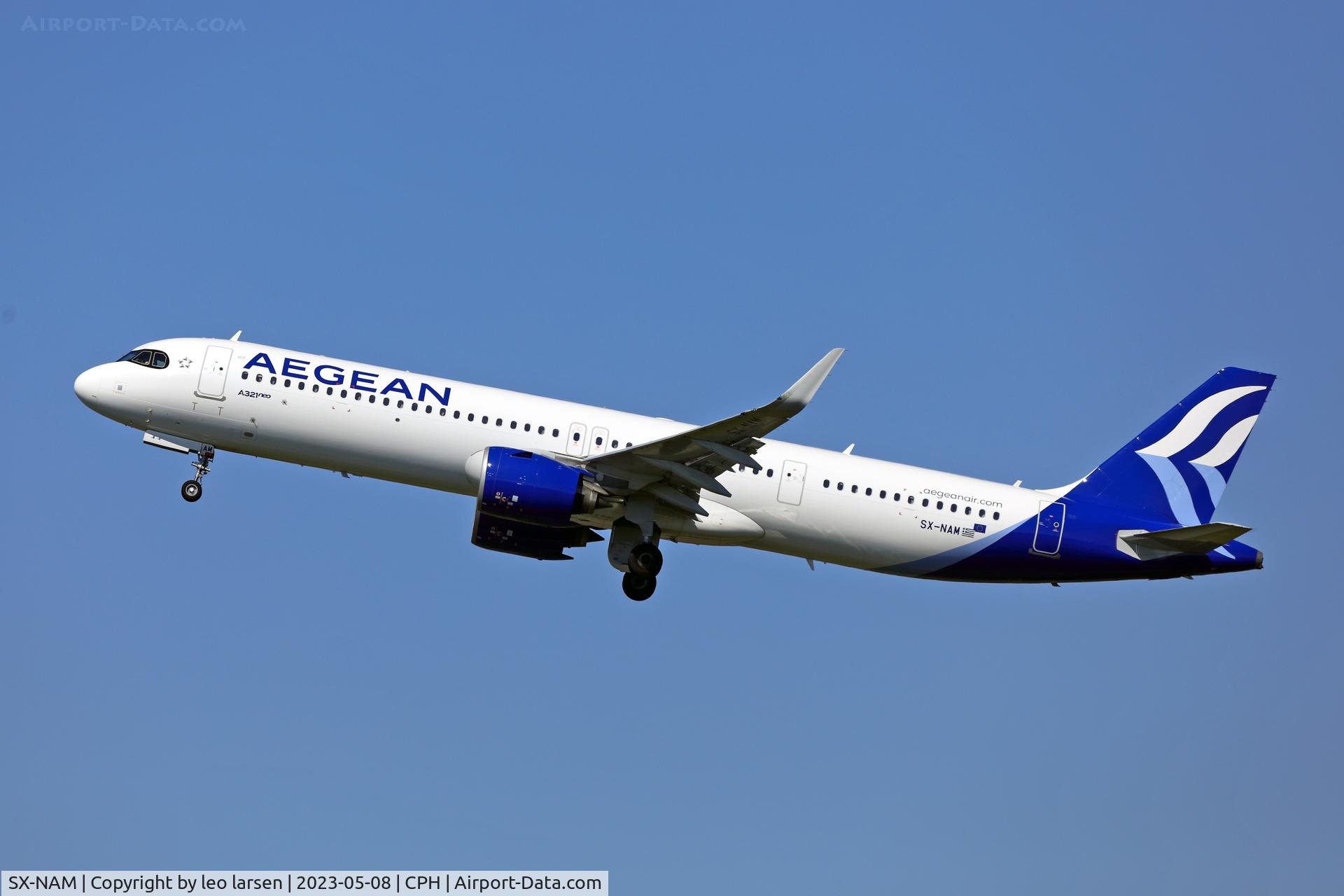 SX-NAM, 2022 Airbus A321-271NX C/N 11085, Copenhagen 8.5.2023