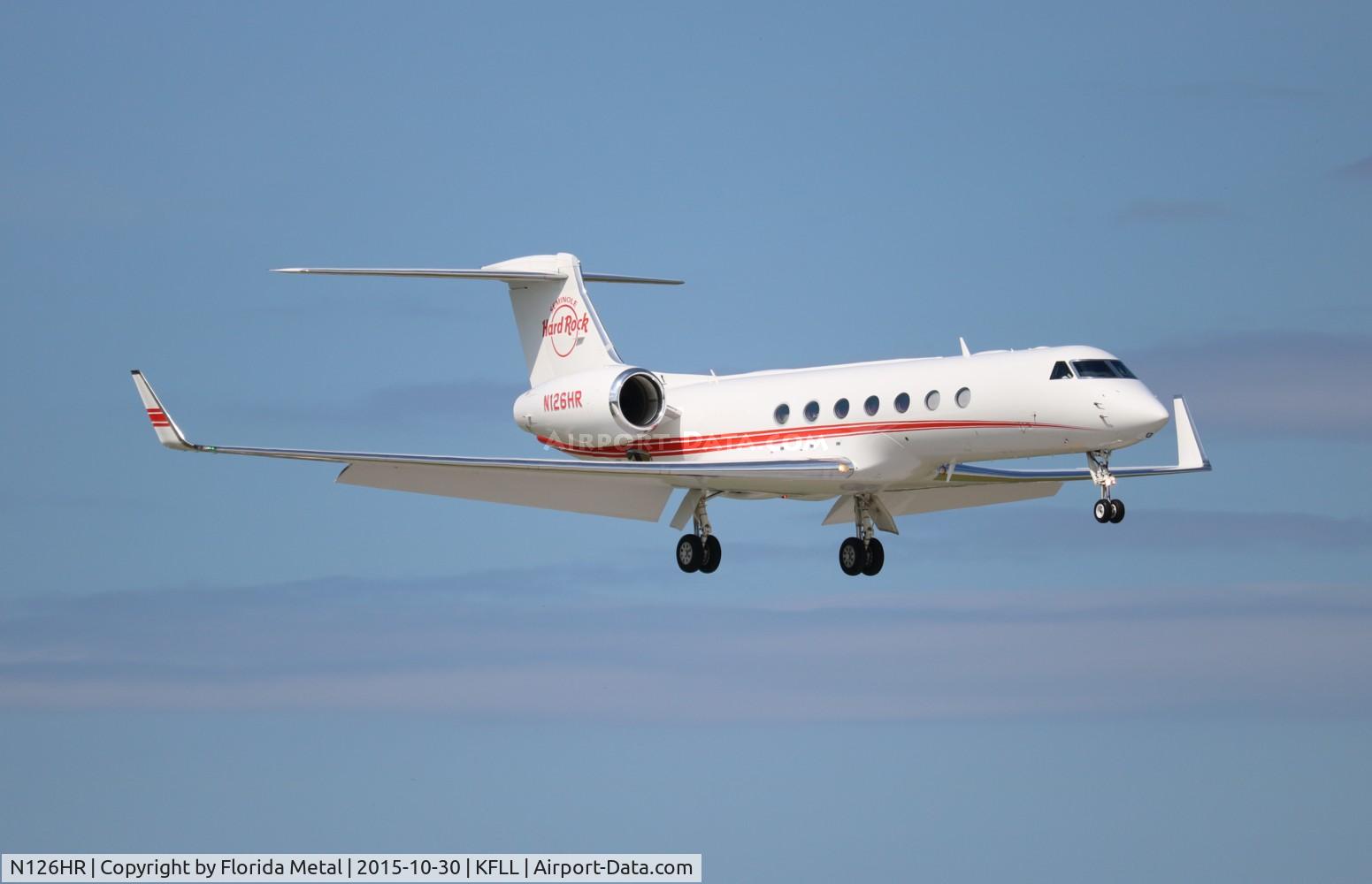N126HR, 2013 Gulfstream Aerospace GV-SP (G550) C/N 5436, G550 zx