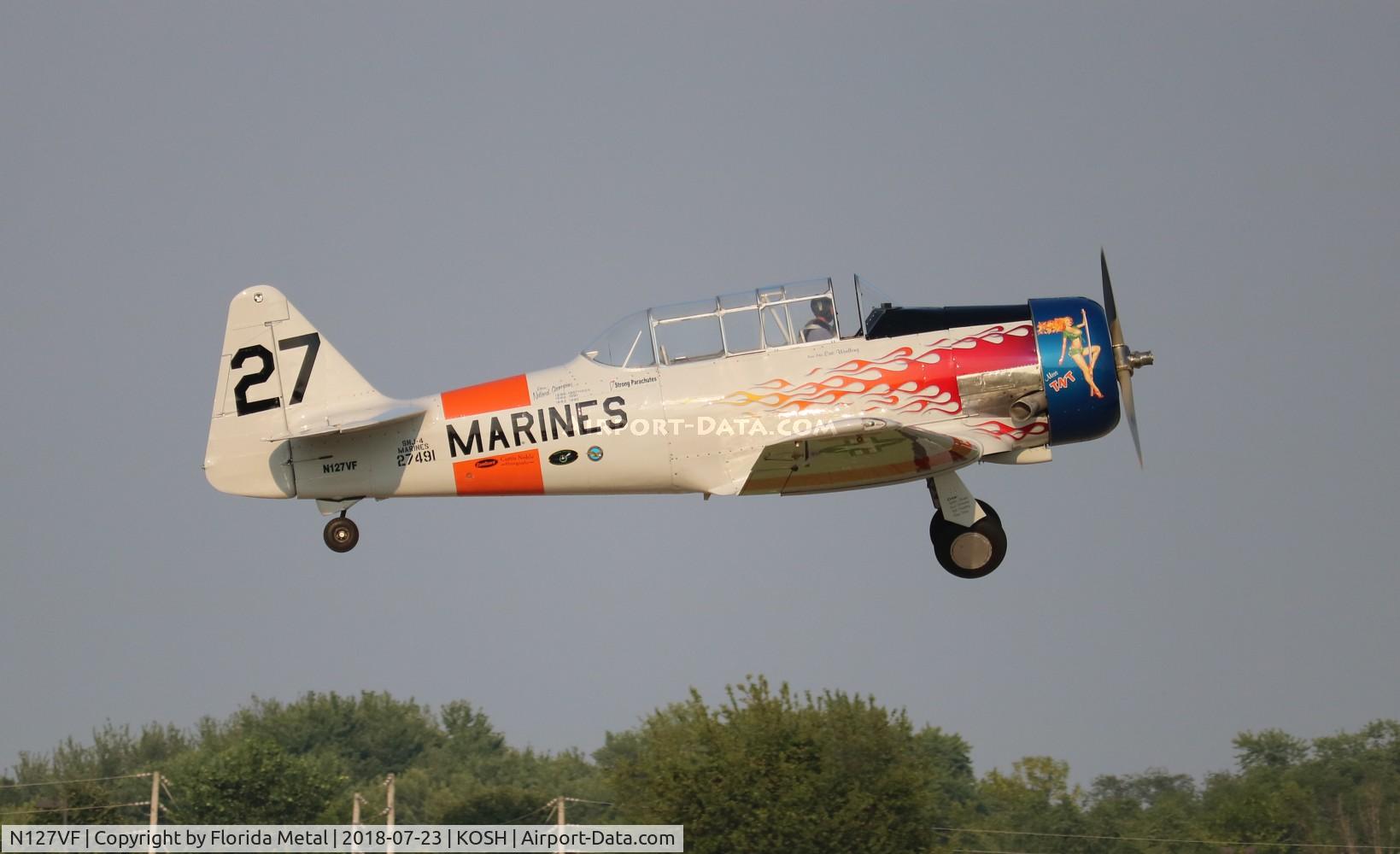 N127VF, 1943 North American AT-6C Texan C/N 88-12827, T-6 zx