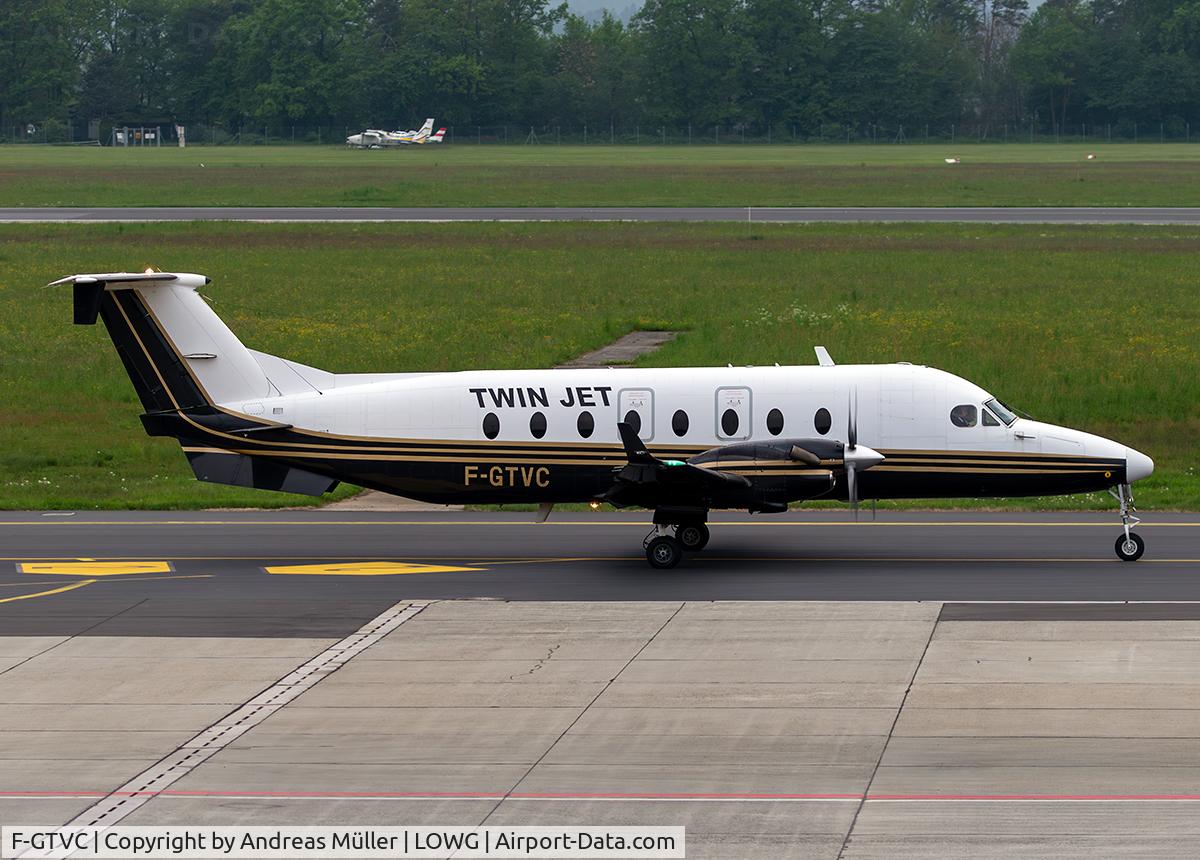 F-GTVC, 1998 Beech 1900D C/N UE-349, Departure to DUS.
