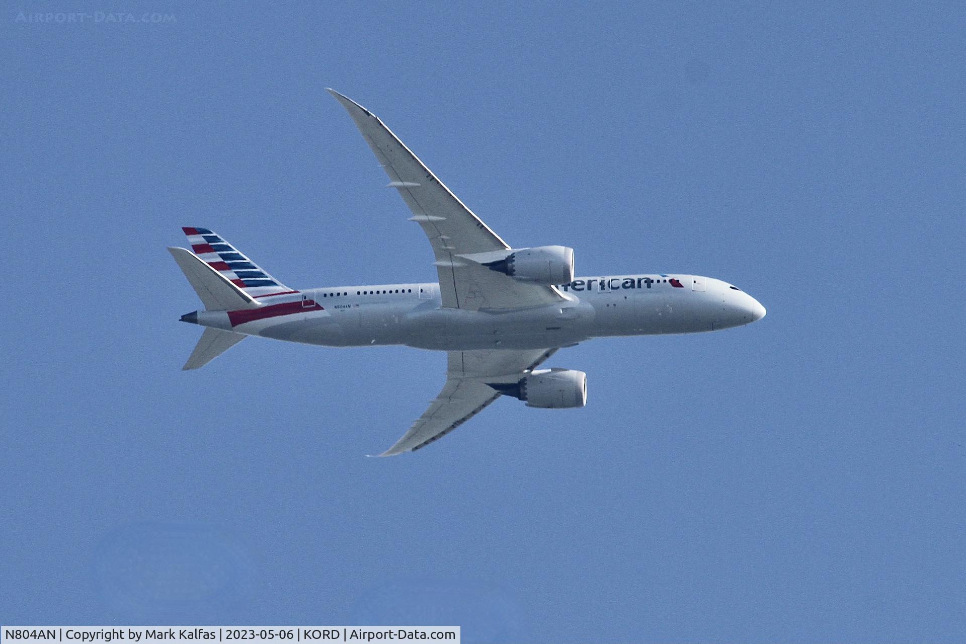N804AN, 2015 Boeing 787-8 Dreamliner C/N 40622, American B788 N804AN AA25 CDG-ORD