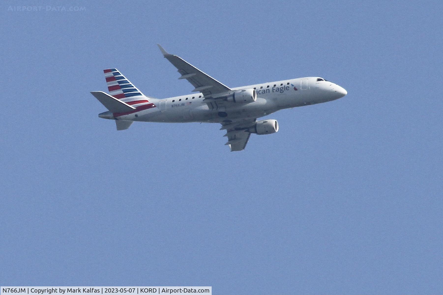 N766JM, 2010 Embraer 170STD (ERJ-170-100STD) C/N 1700305, Envoy Air/ American Eagle E170 N766JM ENY3389 CVG-ORD