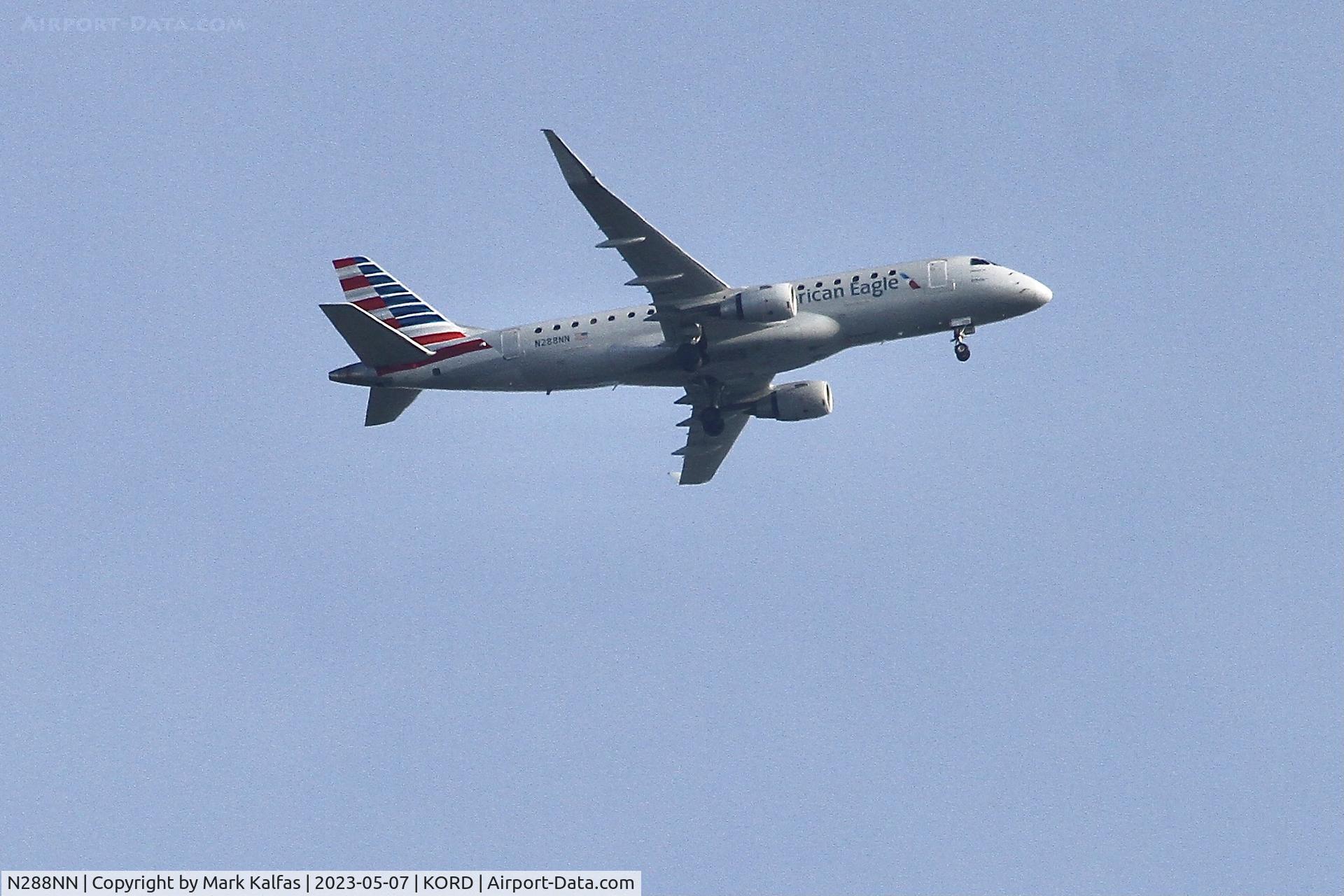N288NN, 2019 Embraer ERJ 170-200 LR C/N 17000829, American E170 N288NN ENY3542 CMH-ORD