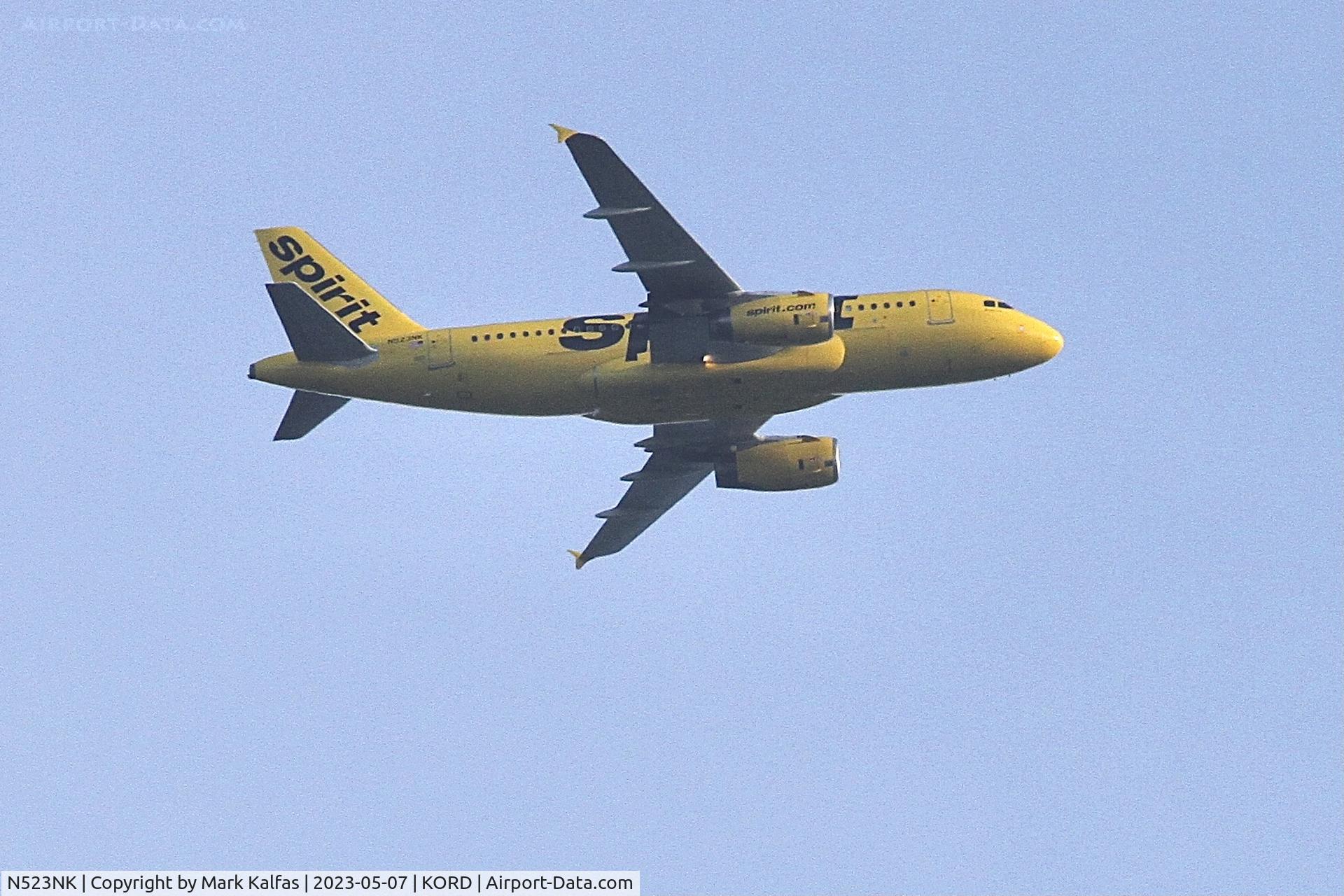 N523NK, 2006 Airbus A319-132 C/N 2898, Spirit Airlines, A319 N523NK NKS130 SJU-ORD