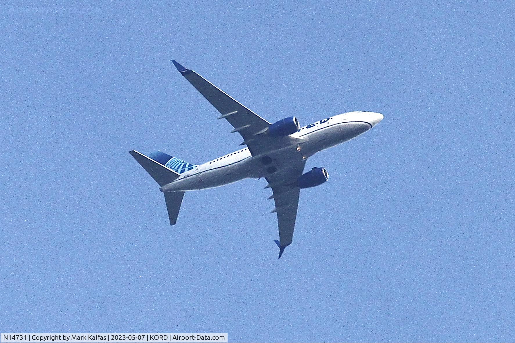 N14731, 1999 Boeing 737-724 C/N 28799, B737 N14731 UA1557 MDT-ORD