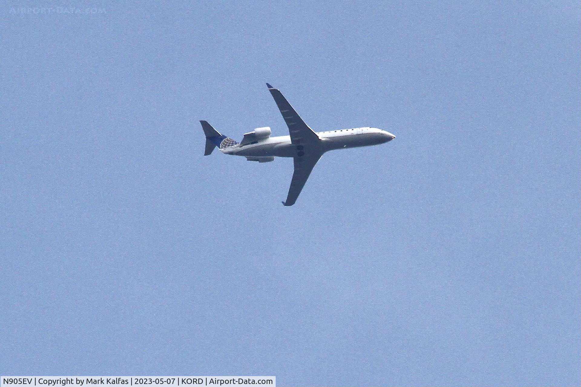 N905EV, 2002 Bombardier CRJ-200ER (CL-600-2B19) C/N 7632, SkyWest/United Express CRJ2 N905EV SKW4683 CHA-ORD