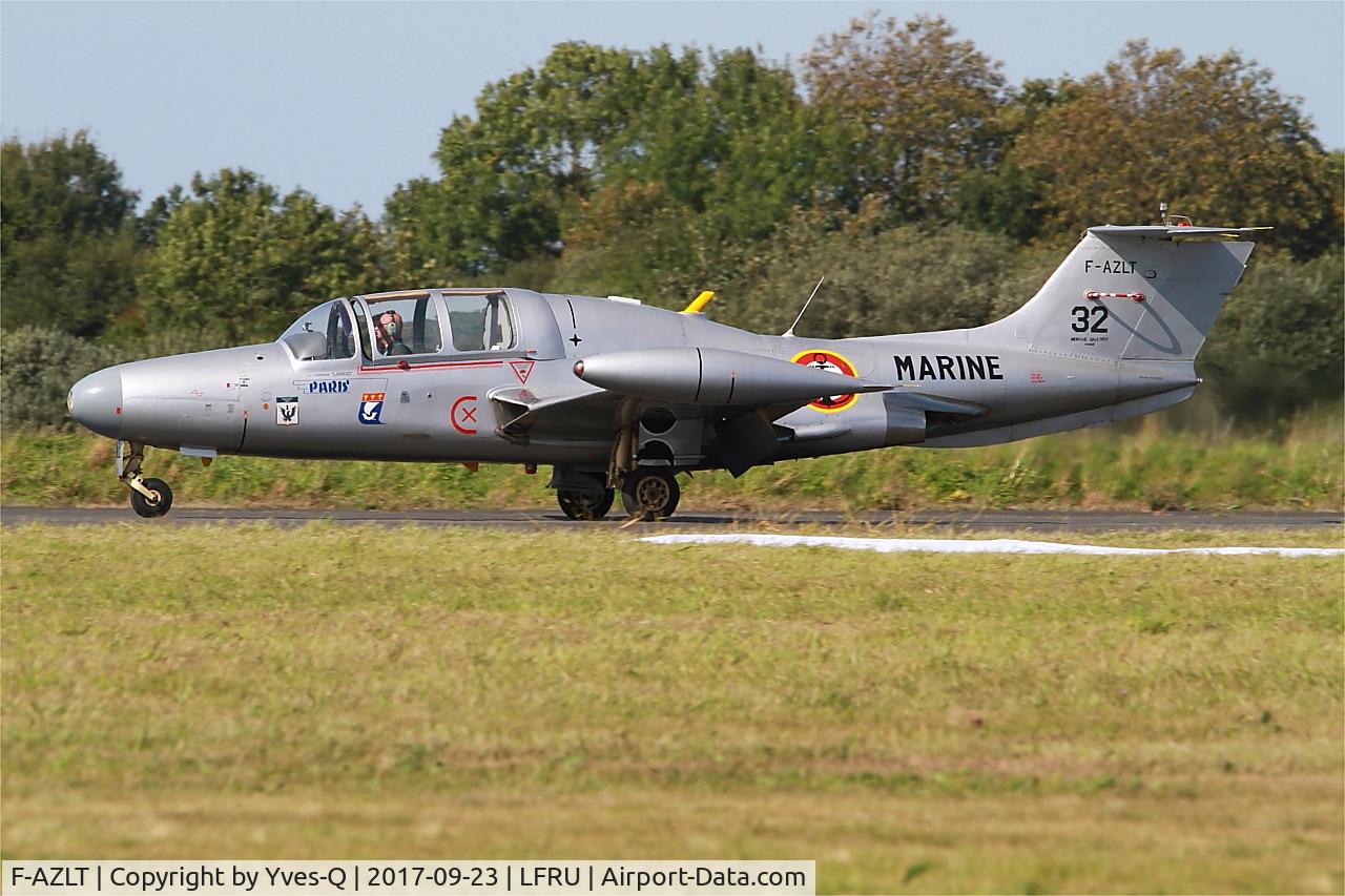 F-AZLT, 1958 Morane-Saulnier MS.760 Paris I C/N 32, Morane-Saulnier MS-760A, Taxiing  rwy 23, Morlaix-Ploujean airport (LFRU-MXN) air show 2017