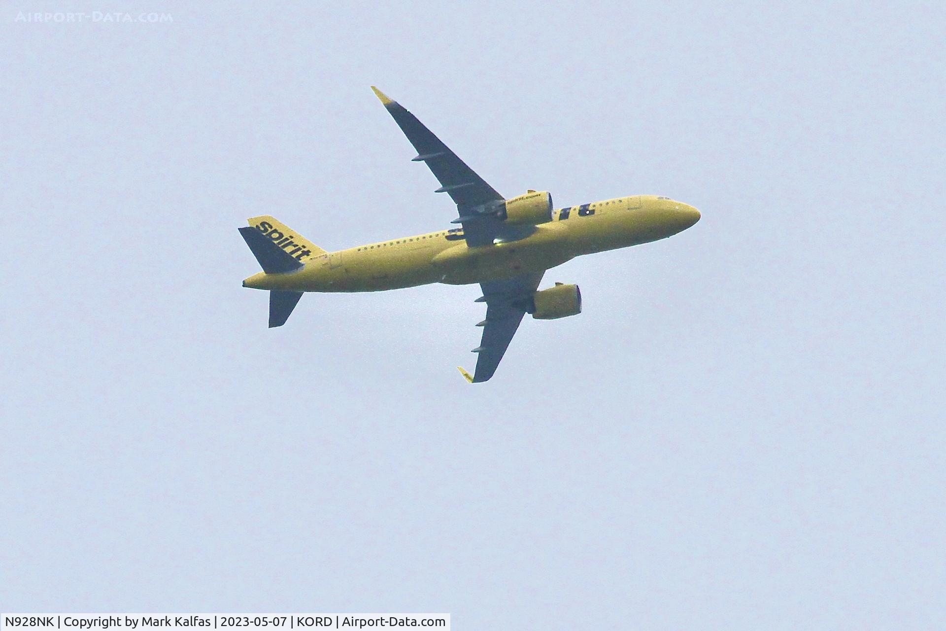 N928NK, 2019 Airbus A320-271N C/N 9152, Spirit Airlines A20N N928NK NKS1785 ATL-ORD
