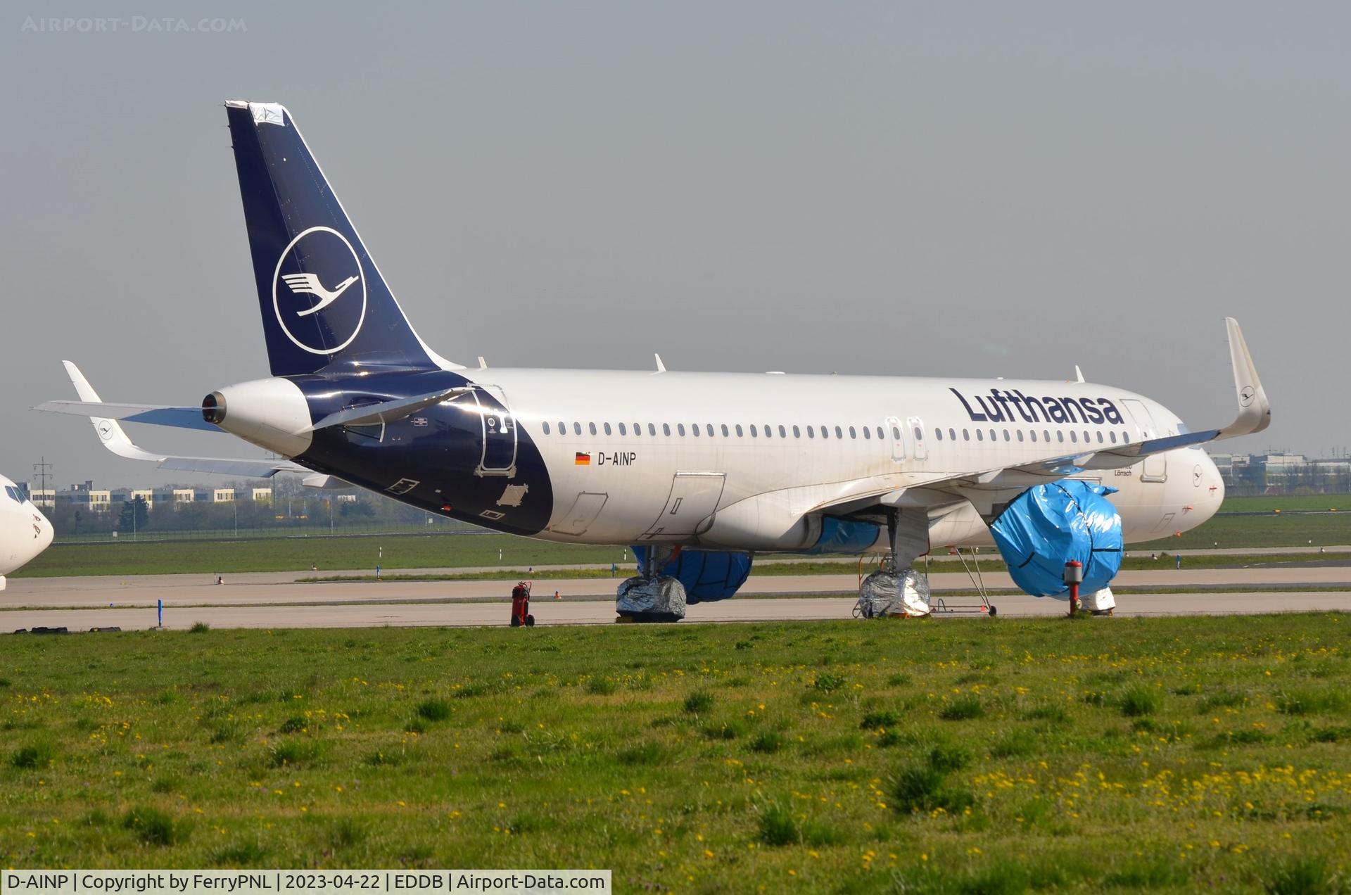 D-AINP, 2018 Airbus A320-271NEO C/N 8622, Lufthansa A320N being used for spare parts due to the engine issues in their fleet.