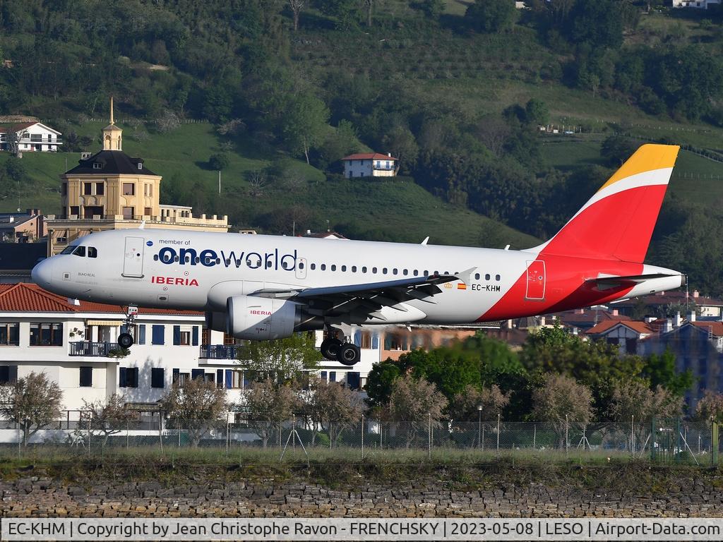EC-KHM, 2007 Airbus A319-111 C/N 3209, Madrid (MAD)	San Sebastian (EAS)	IB506