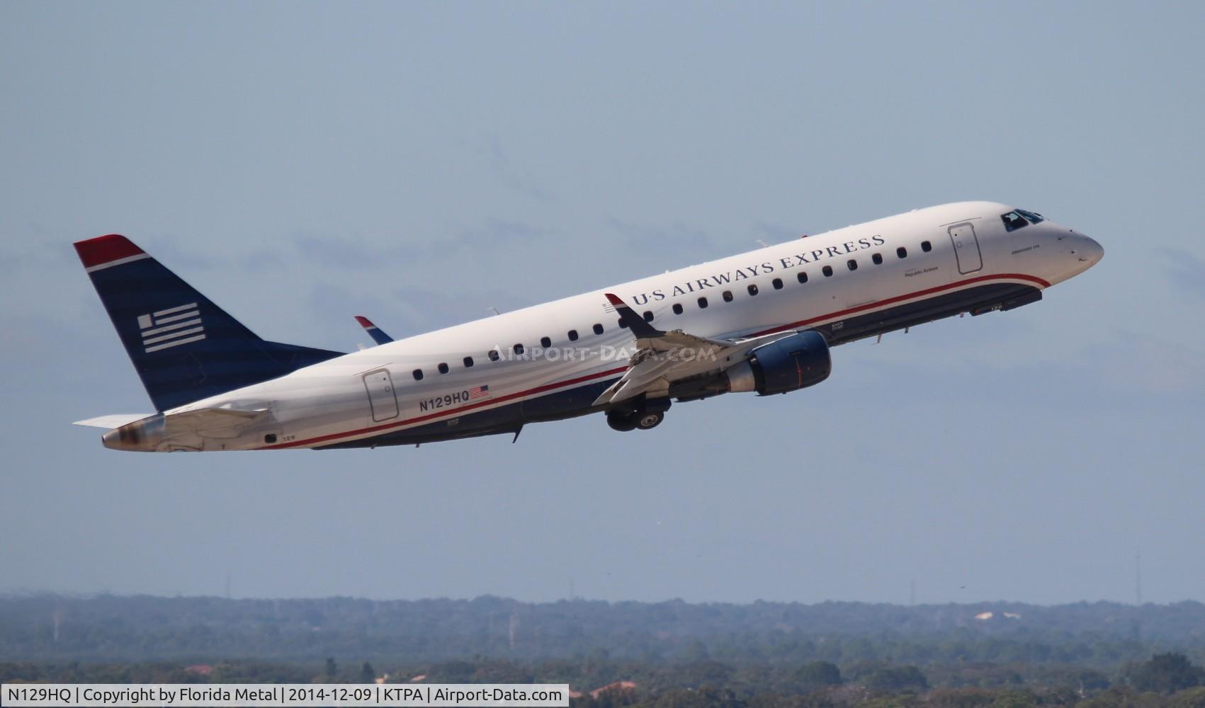 N129HQ, 2008 Embraer 175LR (ERJ-170-200LR) C/N 17000211, Republic/USA E175 zx