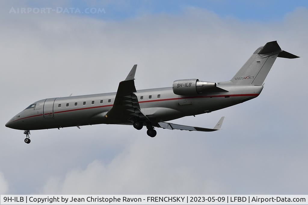 9H-ILB, 2010 Bombardier Challenger 850 (CL-600-2B19) C/N 8107, VistaJet landing from Northolt NHT