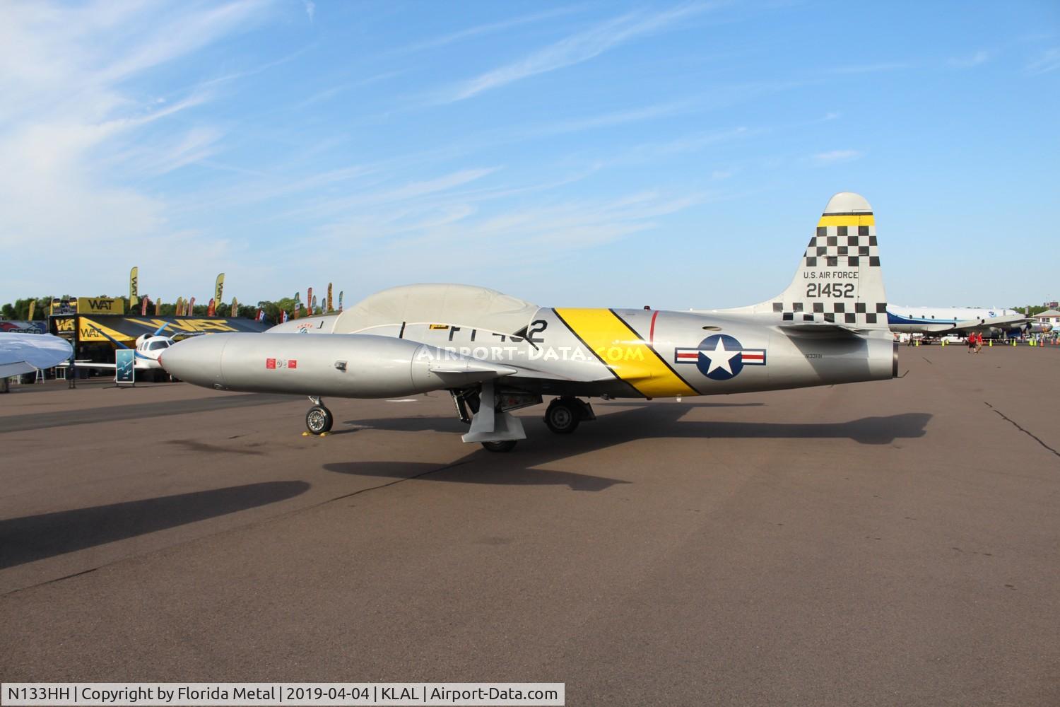 N133HH, 1954 Canadair CT-133 Silver Star 3 (CL-30) C/N T33-452, T-33 zx