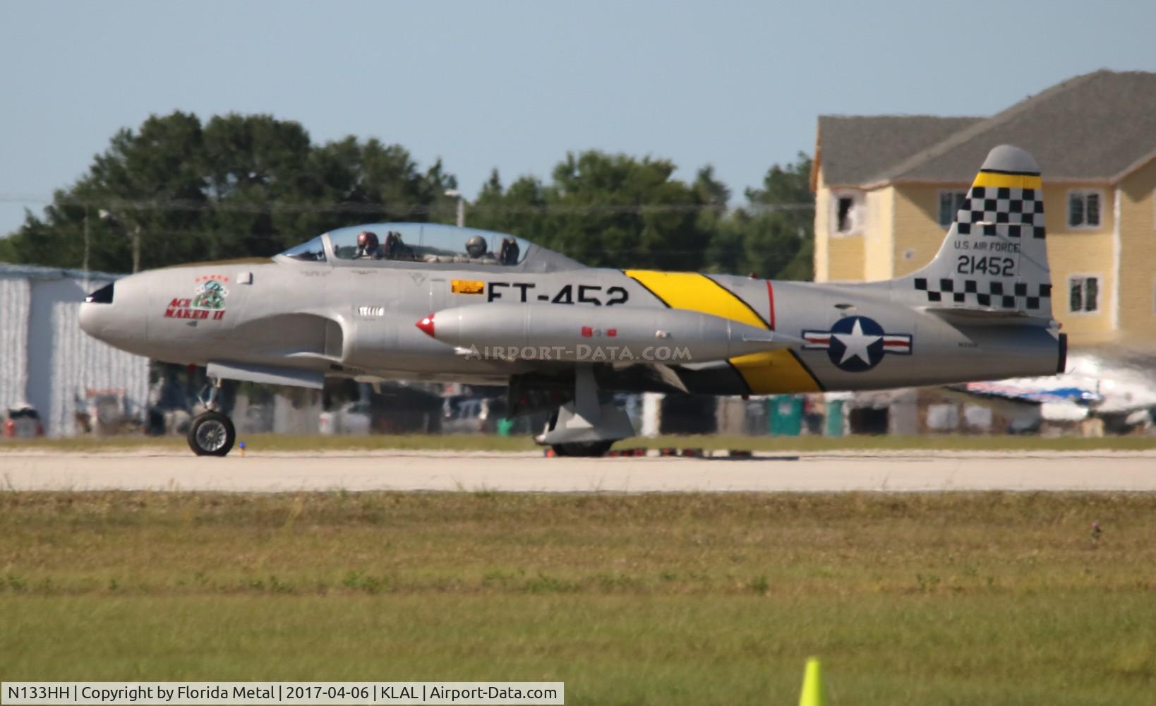 N133HH, 1954 Canadair CT-133 Silver Star 3 (CL-30) C/N T33-452, T-33 zx