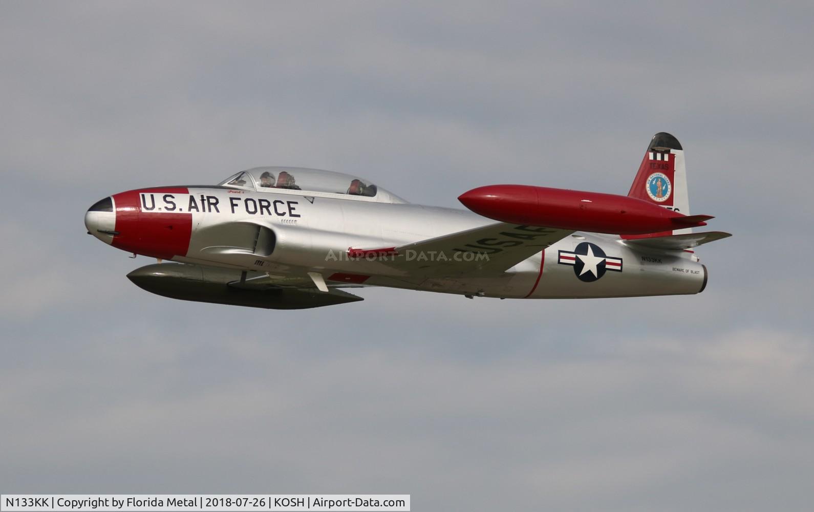 N133KK, Canadair T-33AN Silver Star 3 C/N T33-556, T-33 zx