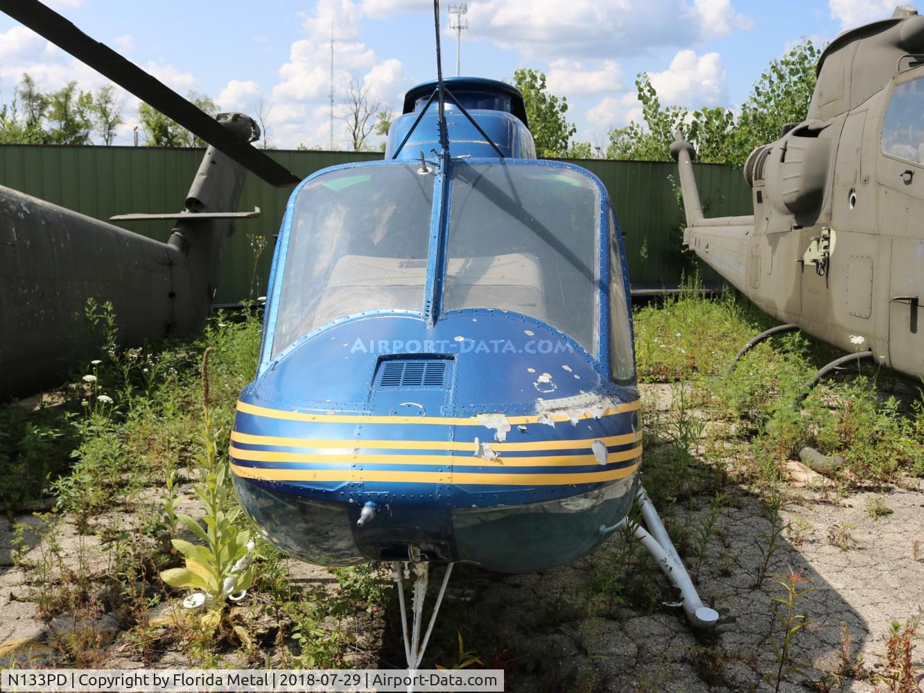 N133PD, 1971 Bell OH-58C Kiowa C/N 41612, Bell 206 zx Russell