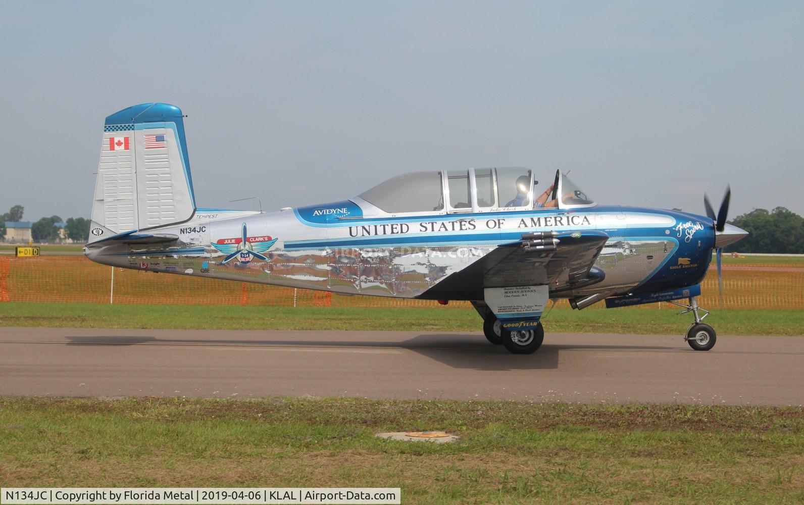 N134JC, 1955 Beech T-34-A (A45) Mentor C/N G-812, T-34 zx
