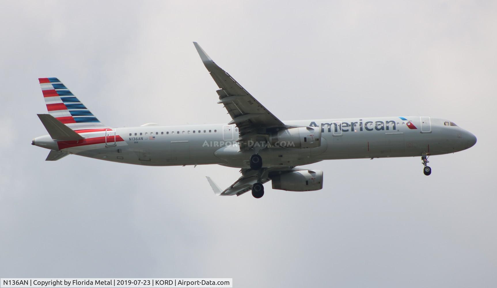 N136AN, 2015 Airbus A321-231 C/N 6532, AAL A321 zx