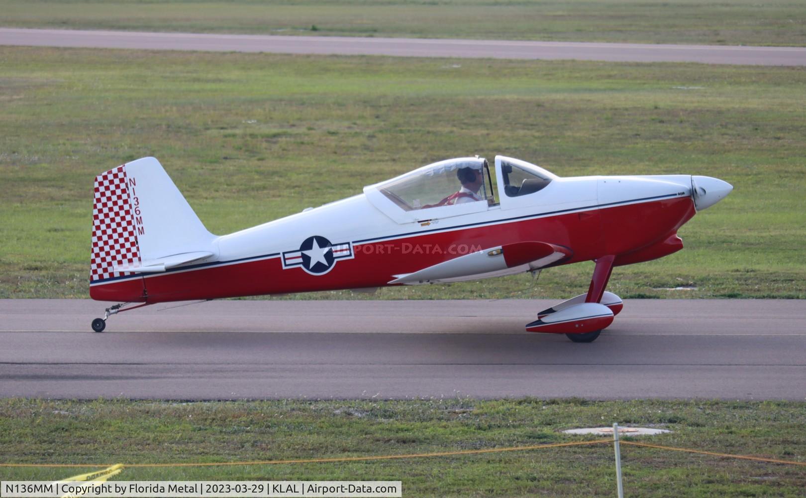 N136MM, 1993 Vans RV-6 C/N 21718, RV-6 zx