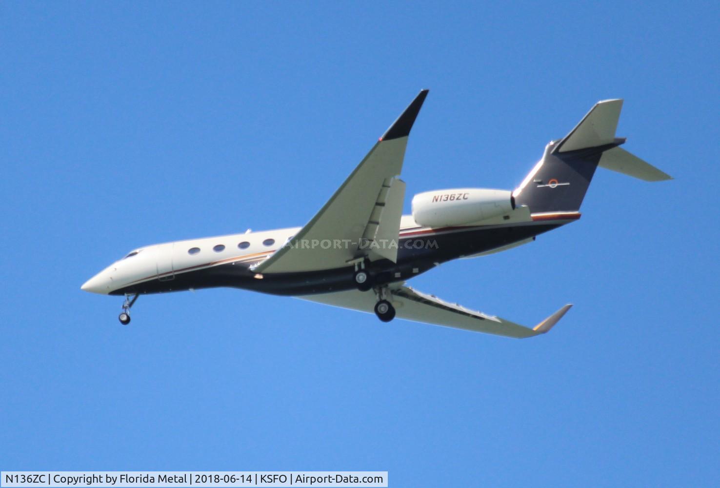 N136ZC, 2017 Gulfstream Aerospace G650 (G-VI) C/N 6274, G650 zx