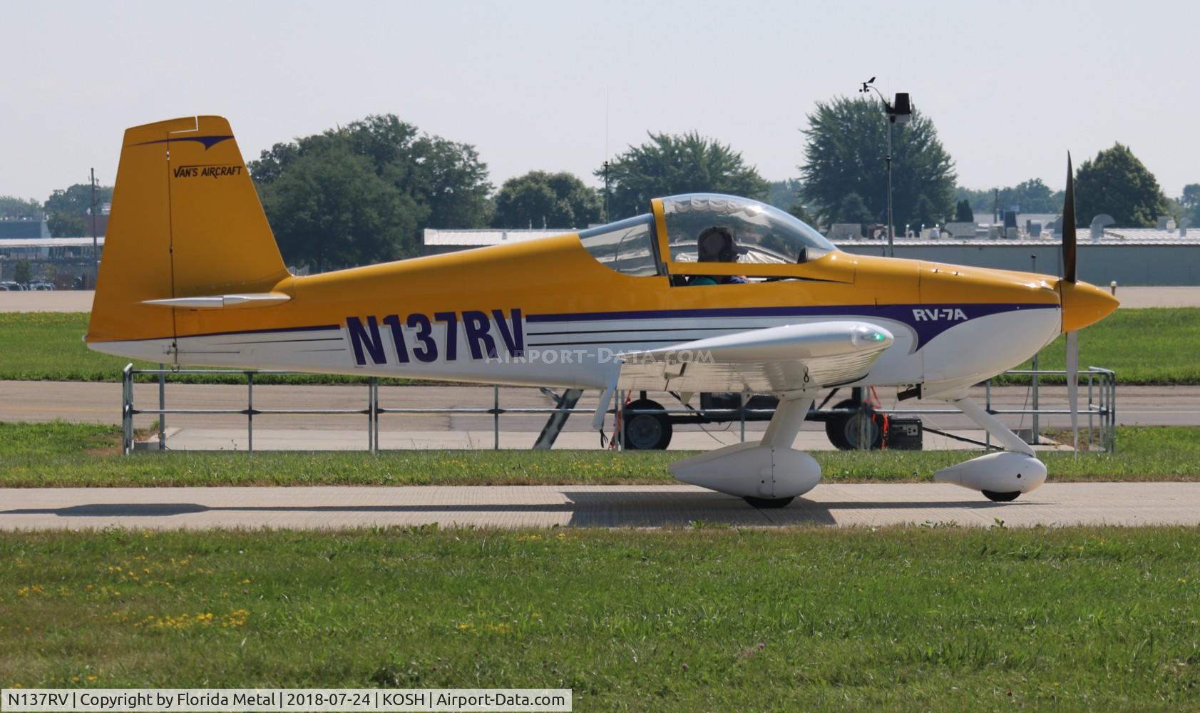 N137RV, 2001 Vans RV-7 C/N 1, RV-7A zx