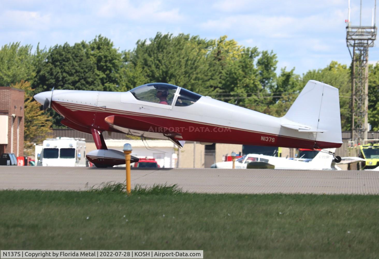N137S, 1990 Vans RV-6 C/N 20316, RV-6 zx