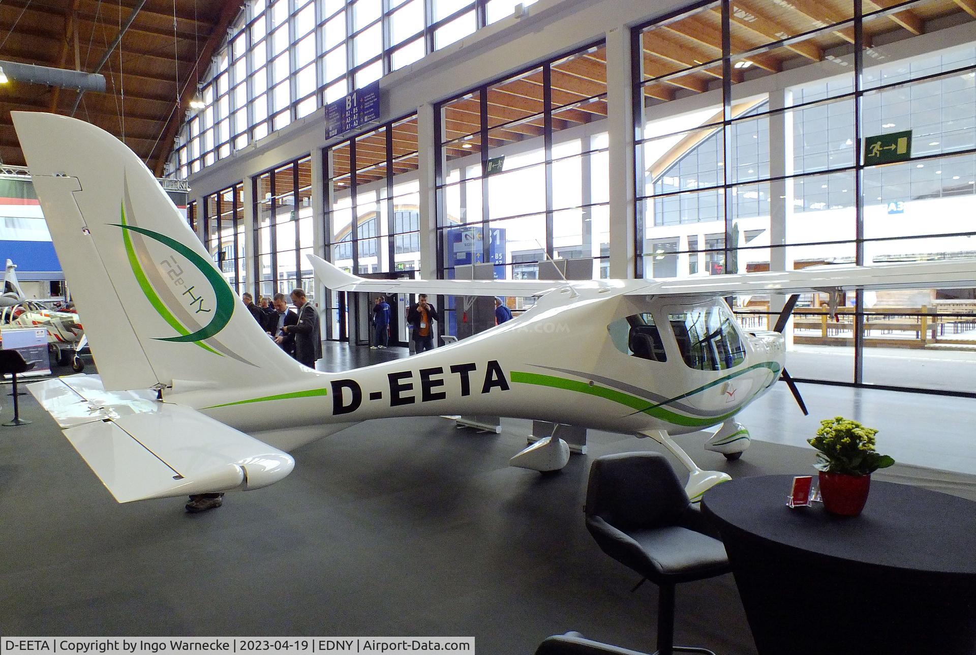 D-EETA, 2019 Flight Design F2e C/N Not found D-EETA, Flight Design F2e HY with electric motor hydrogen powered by HYFLY fuel cell at the AERO 2023, Friedrichshafen