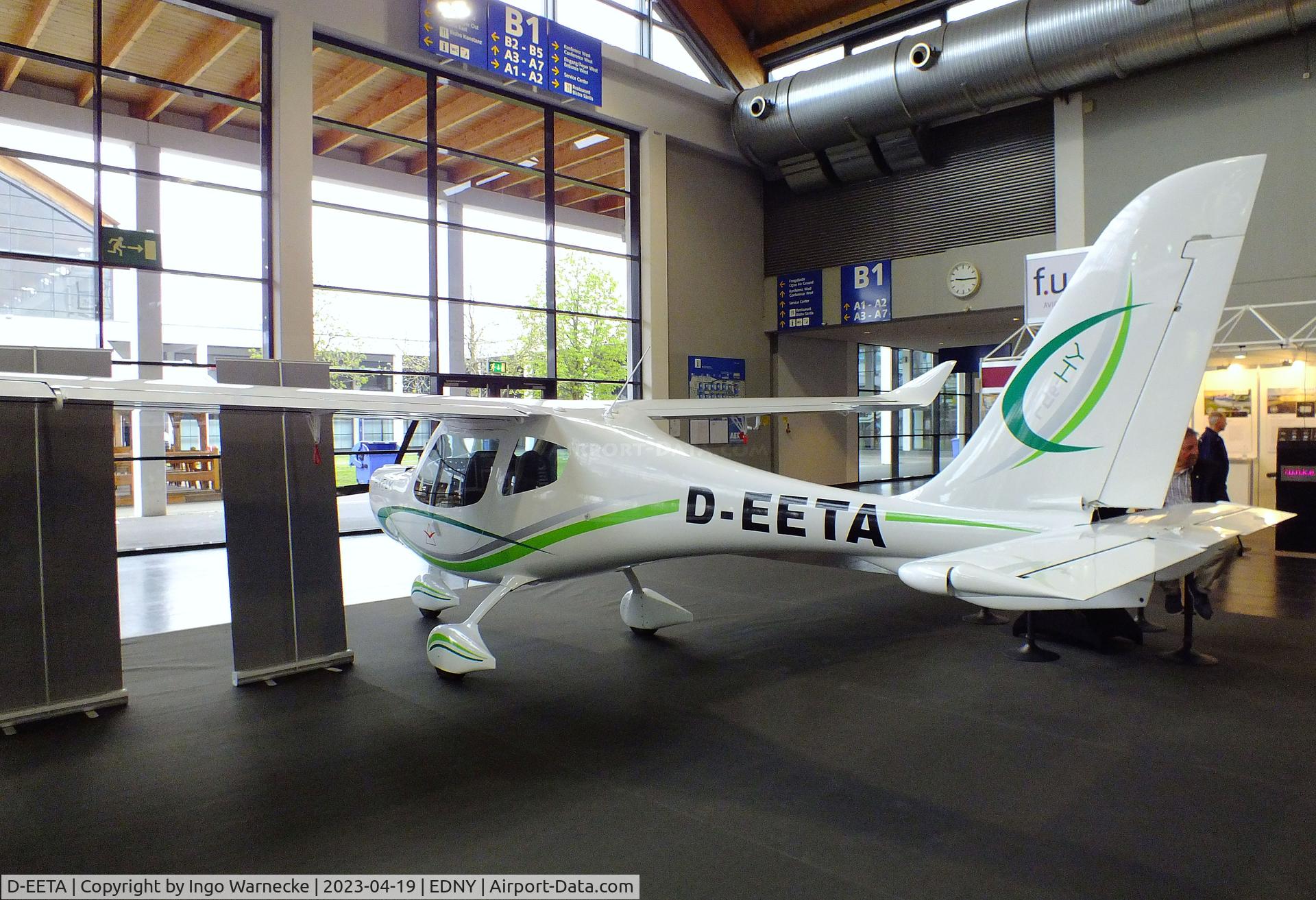 D-EETA, 2019 Flight Design F2e C/N Not found D-EETA, Flight Design F2e HY with electric motor hydrogen powered by HYFLY fuel cell at the AERO 2023, Friedrichshafen