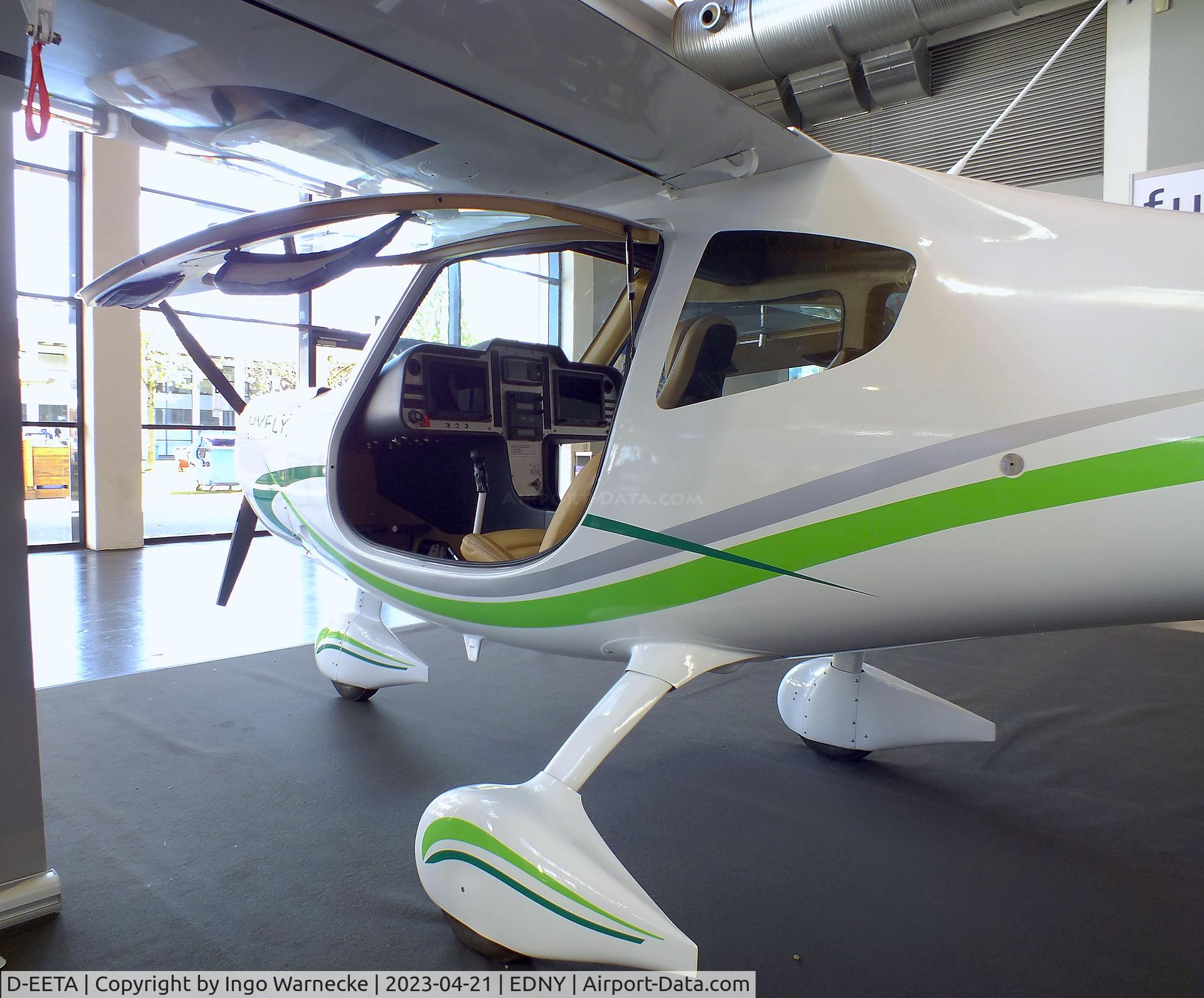 D-EETA, 2019 Flight Design F2e C/N Not found D-EETA, Flight Design F2e HY with electric motor hydrogen powered by HYFLY fuel cell at the AERO 2023, Friedrichshafen