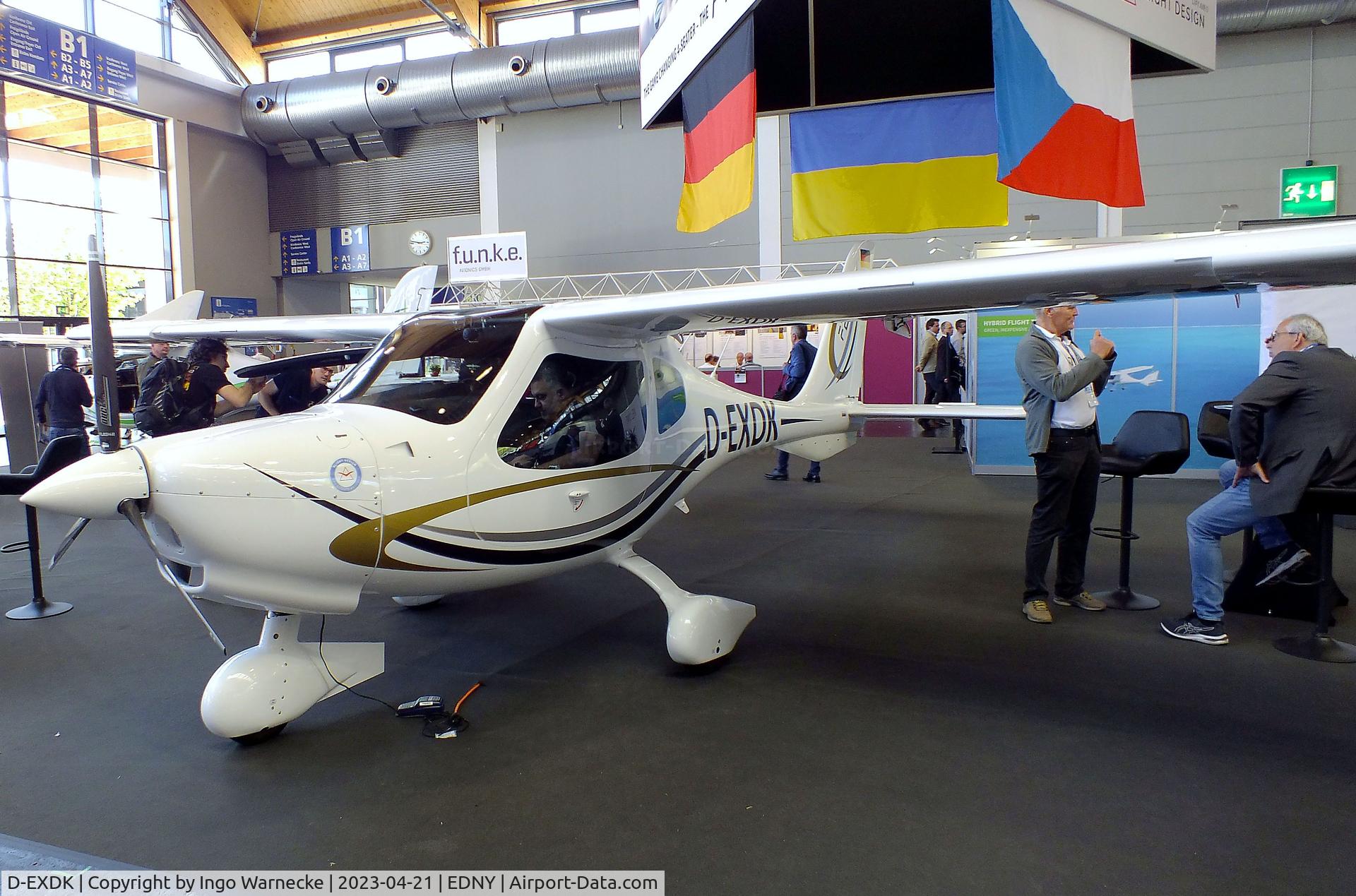 D-EXDK, 2019 Flight Design F2-ELA C/N M-19-11-01, Flight Design F2 at the AERO 2023, Friedrichshafen