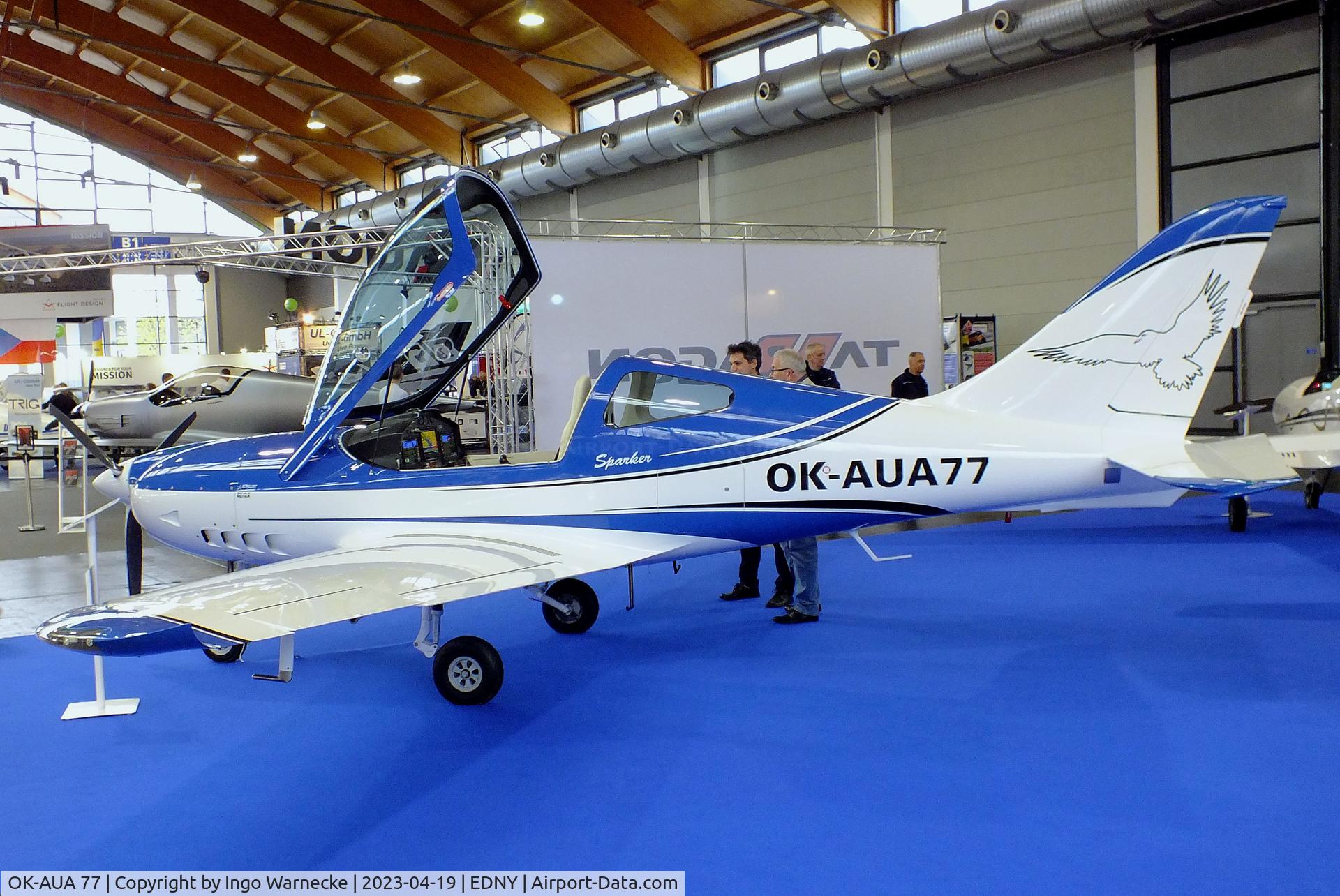OK-AUA 77, TL Ultralight Sparker C/N 21SP01, TL Ultralight Sparker at the AERO 2023, Friedrichshafen
