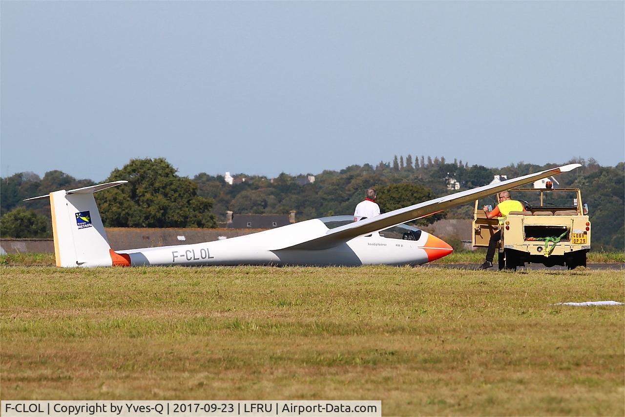 F-CLOL, 2012 Schleicher ASK-21 C/N 21517, Schleicher ASK 21, Morlaix-Ploujean airport (LFRU-MXN) Air show 2017